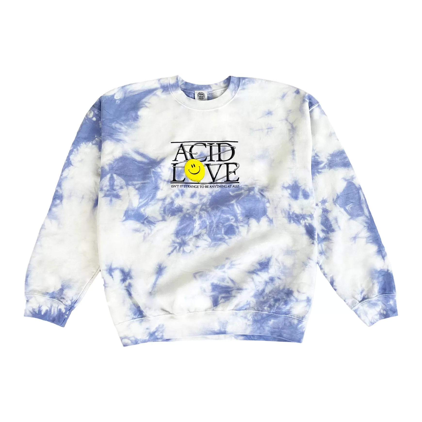 ACID LOVE 0.06 'Floating Points' Sweatshirt - Tie Dye Sky Blue Online