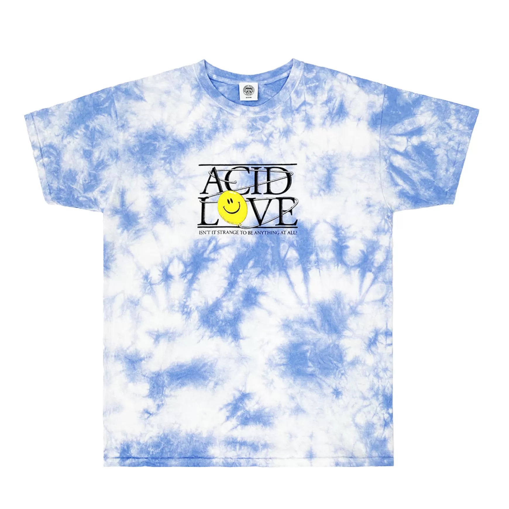 ACID LOVE 0.06 'Floating Points' Tee - Tie Dye Sky Blue Fashion