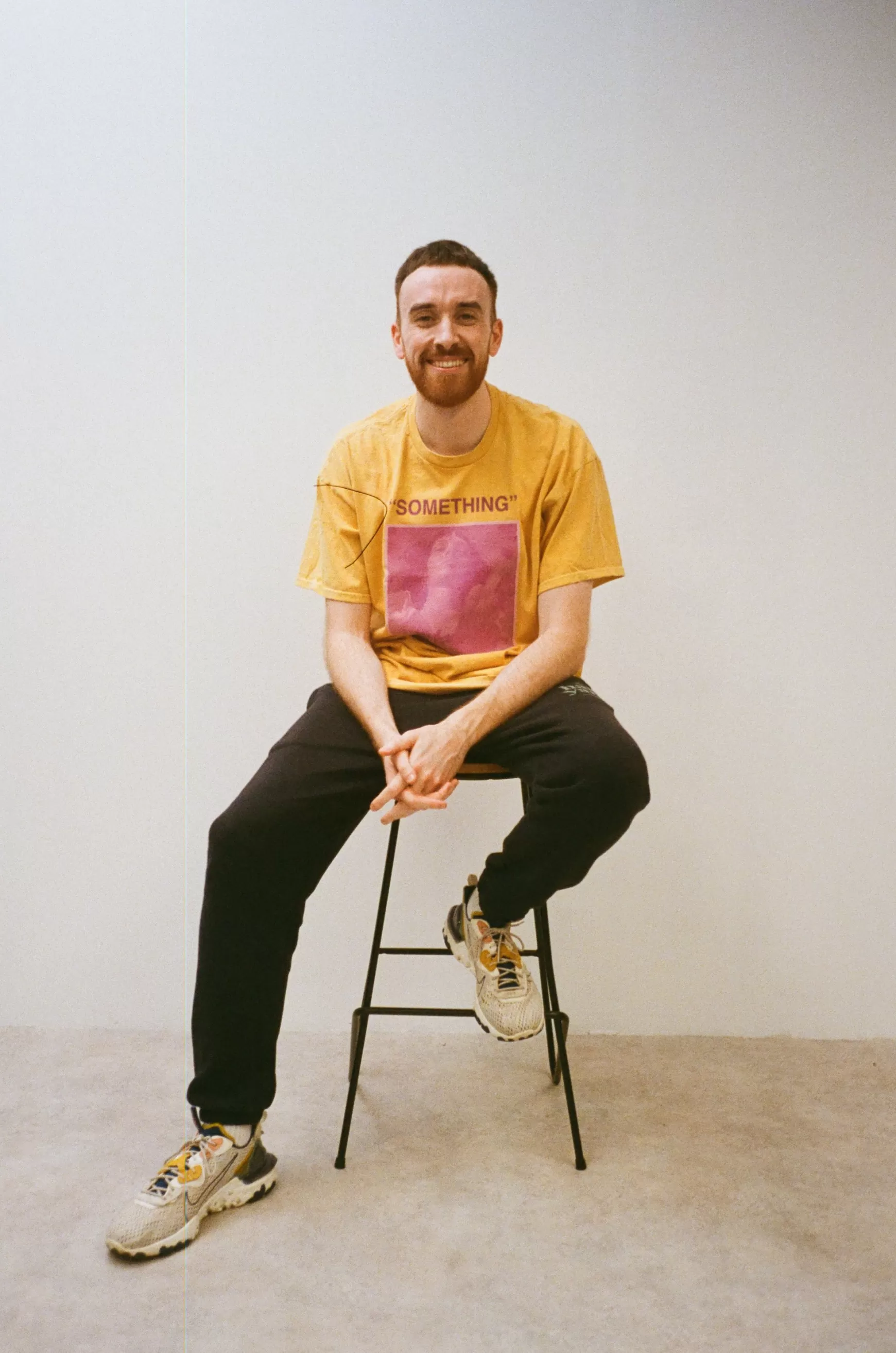 The Colour Collective Colour Collective 'something' Tee - Vintage Washed Mustard *100K Club* Clearance
