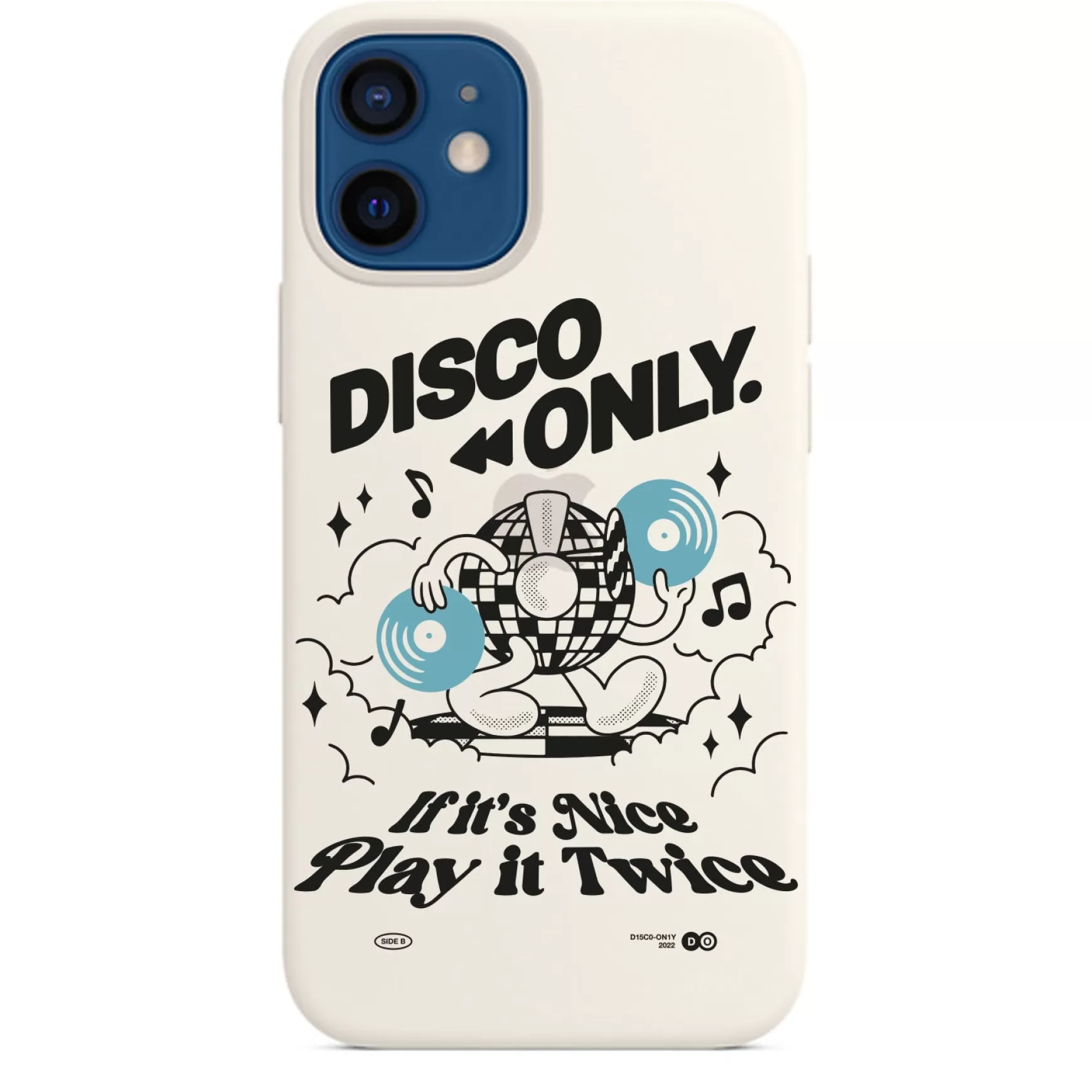 DISCO ONLY 'Play It Twice V4' Phone Case - Off White Sale