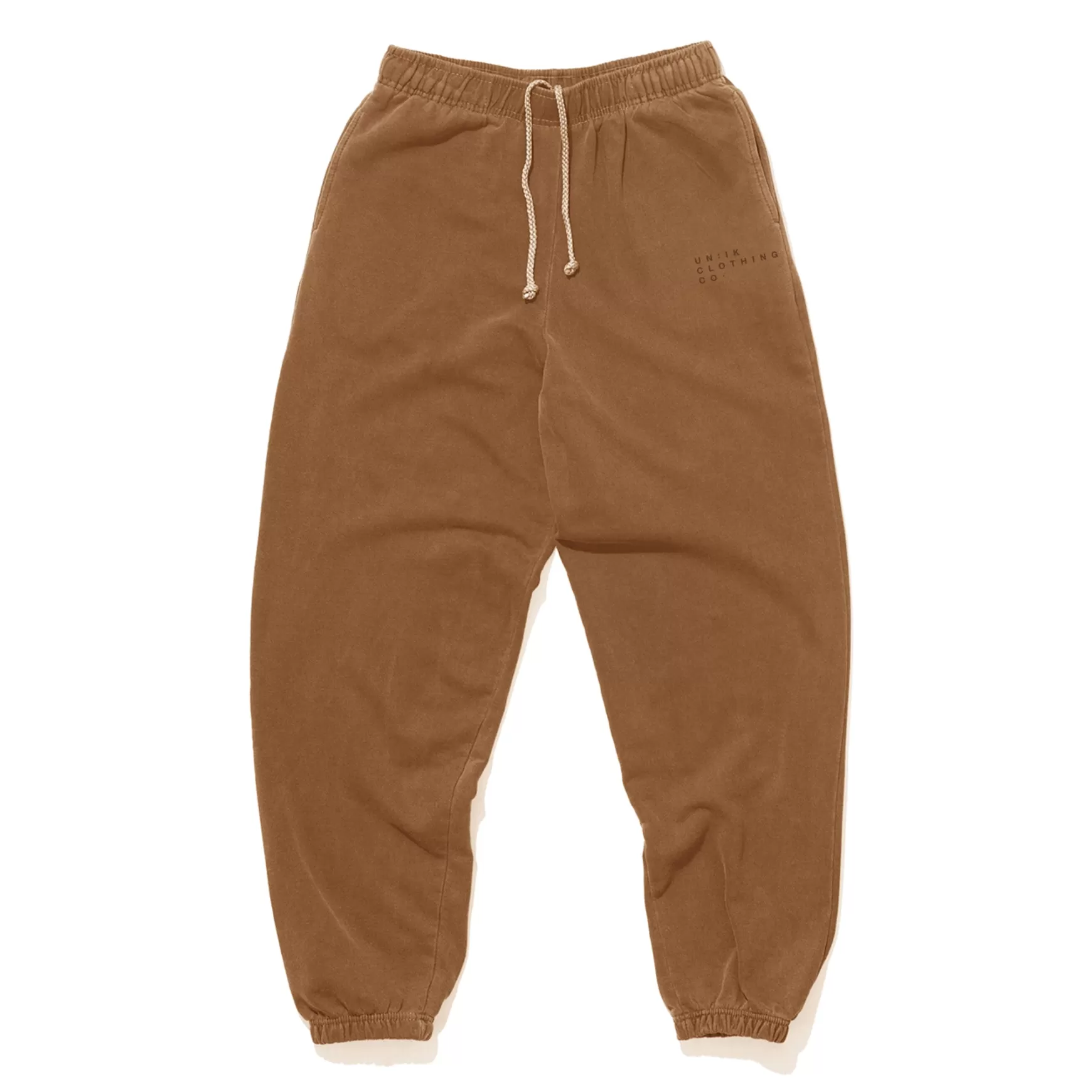 UN:IK Essentials Essentials 'sets' Vintage Washed Joggers - Caramel Online