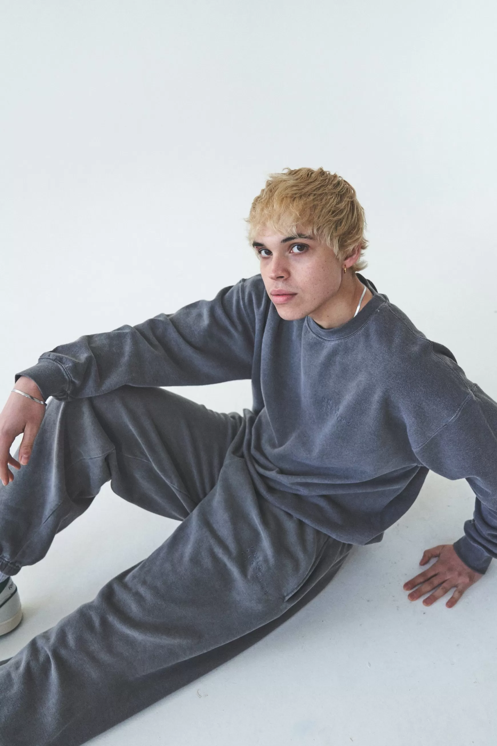 UN:IK Essentials Essentials 'sets' Vintage Washed Joggers - Charcoal Sale
