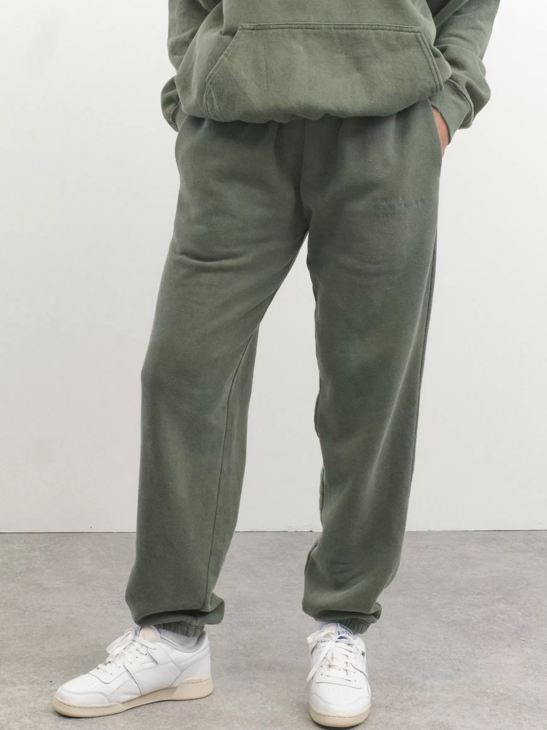UN:IK Essentials Essentials 'sets' Vintage Washed Joggers - Khaki Fashion