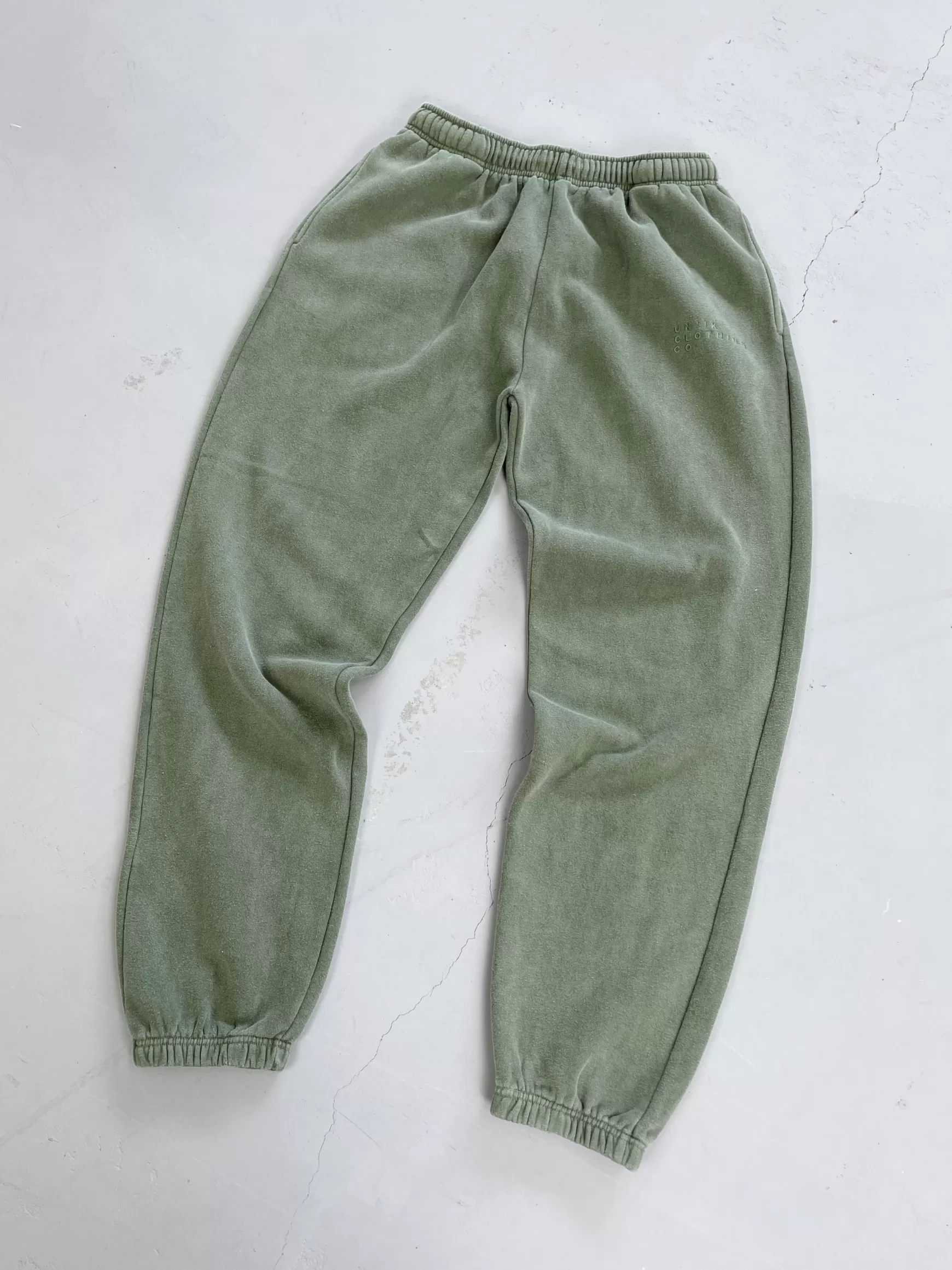 UN:IK Essentials Essentials 'sets' Vintage Washed Joggers - Khaki Fashion