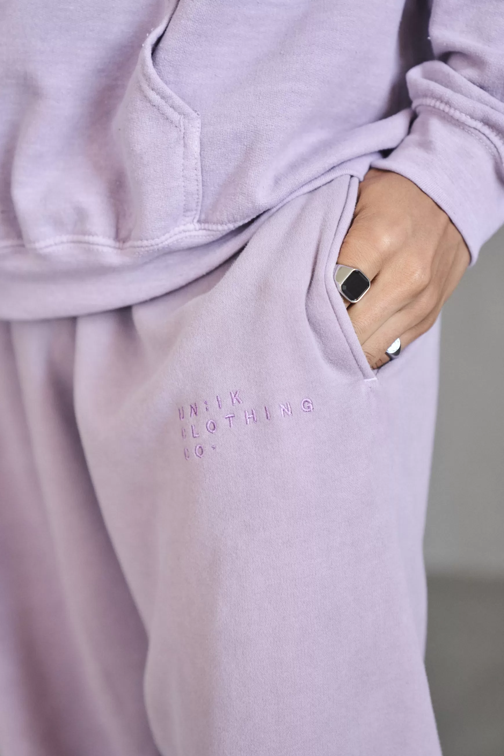UN:IK Essentials Essentials 'sets' Vintage Washed Joggers - Lavender Clearance