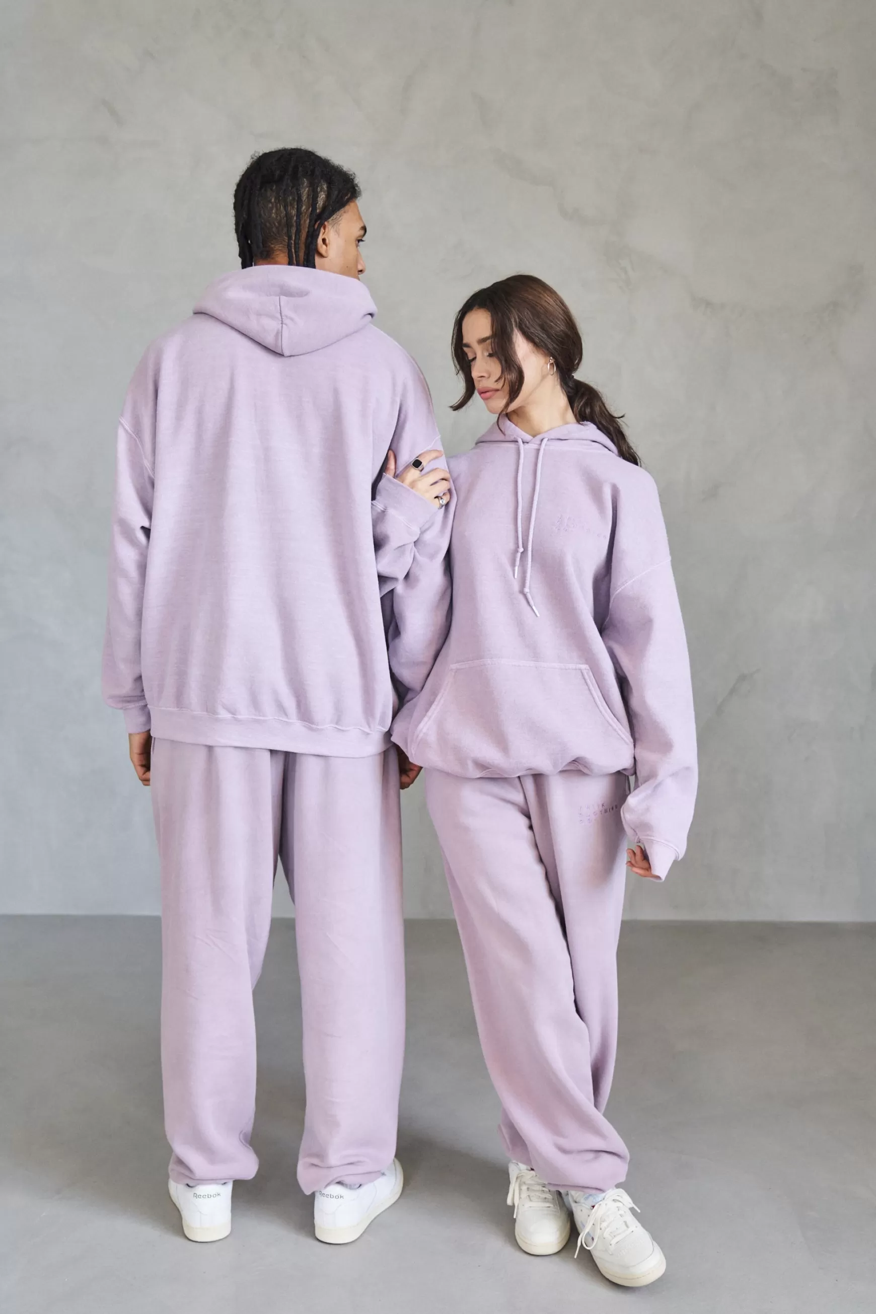 UN:IK Essentials Essentials 'sets' Vintage Washed Joggers - Lavender Clearance