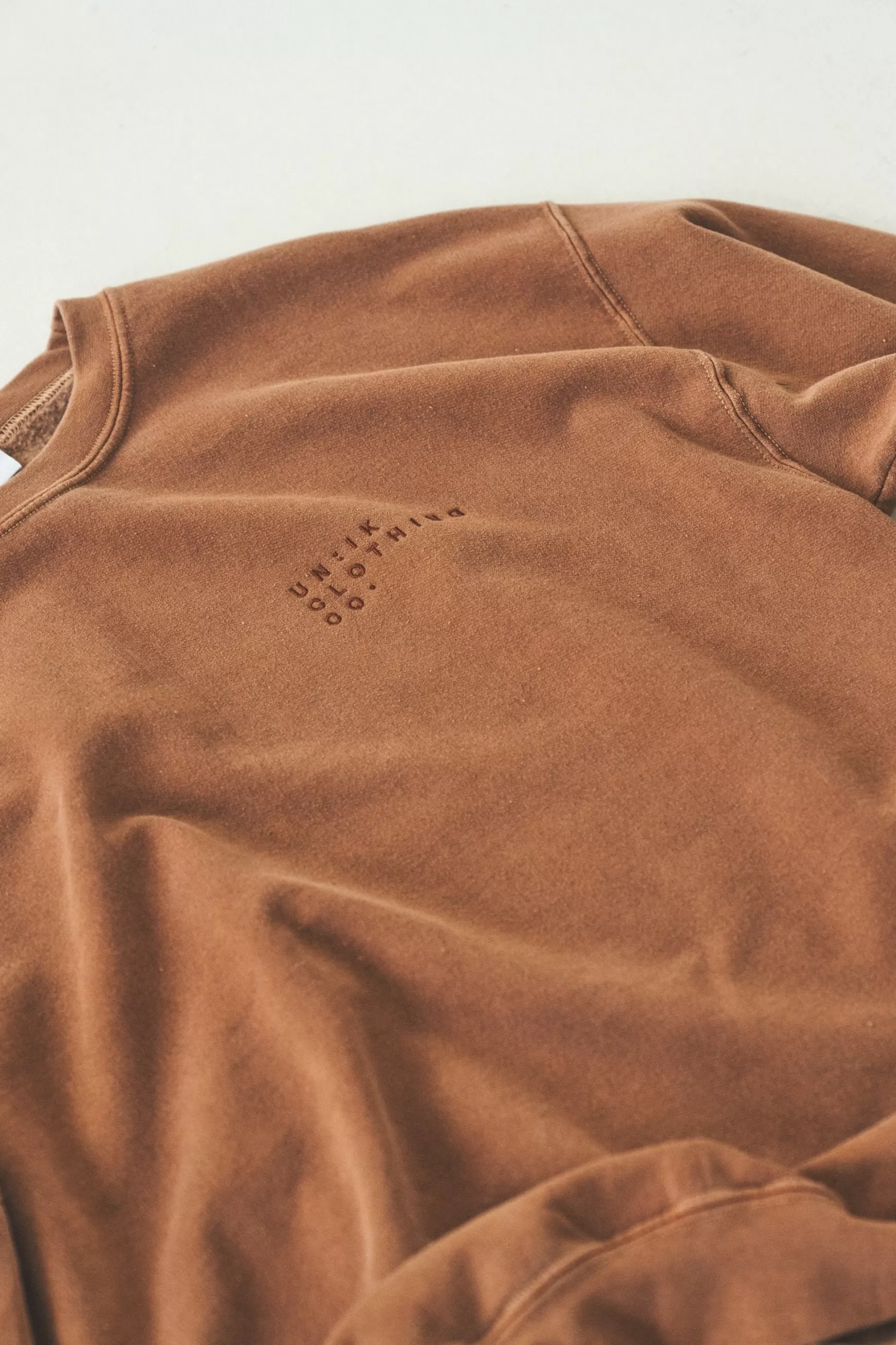 UN:IK Essentials Essentials 'sets' Vintage Washed Sweater - Caramel Best