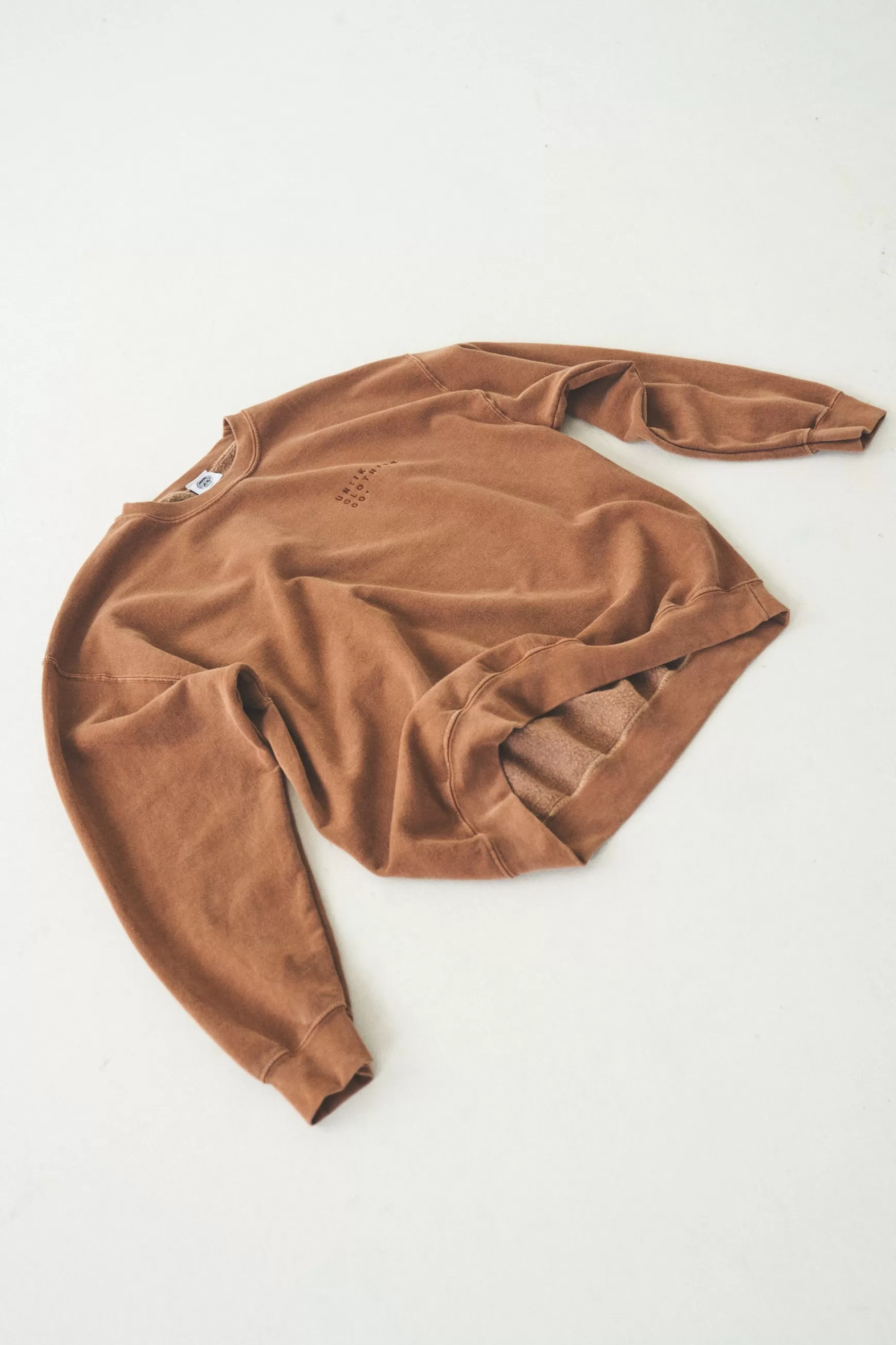 UN:IK Essentials Essentials 'sets' Vintage Washed Sweater - Caramel Best