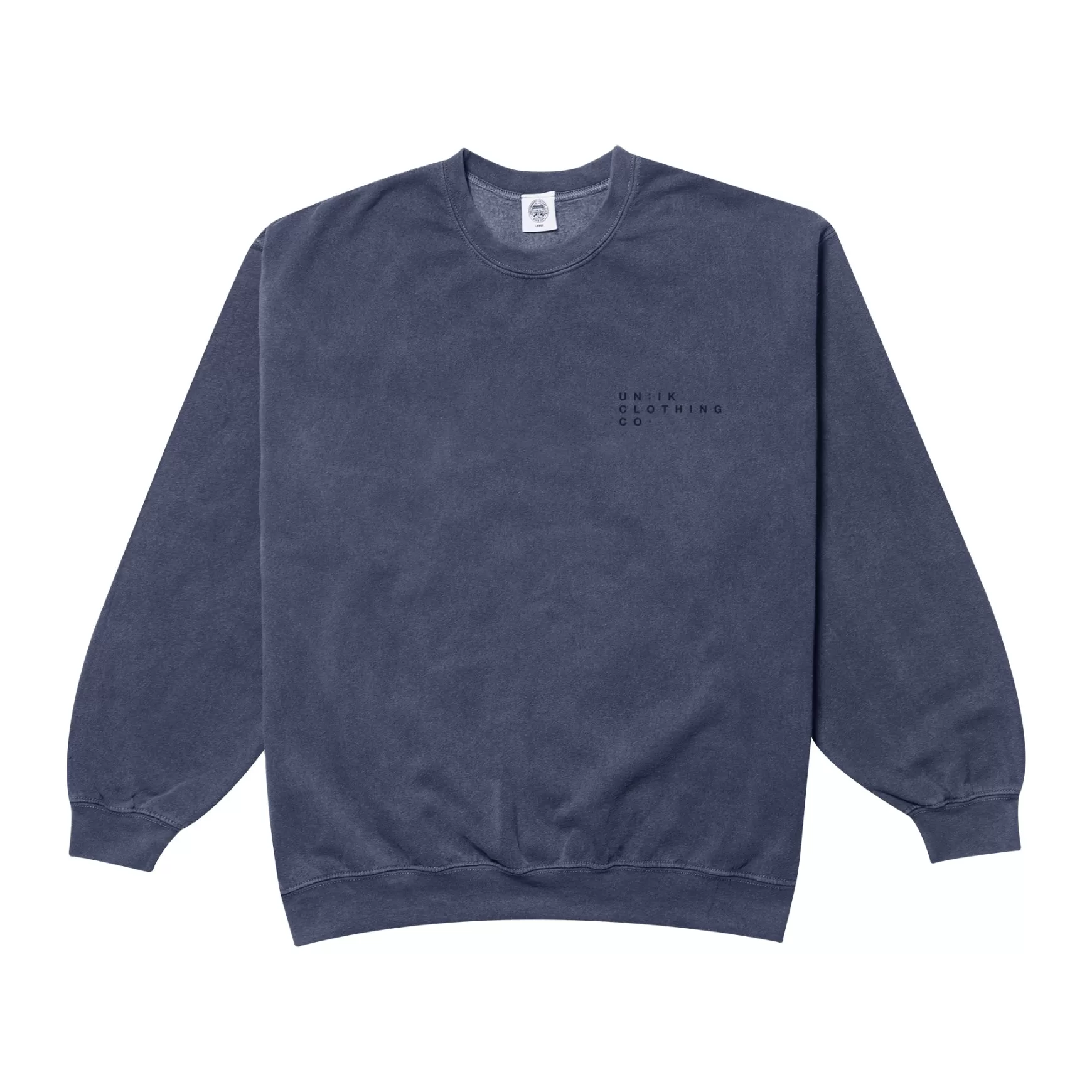UN:IK Essentials Essentials 'sets' Vintage Washed Sweater - Indigo Sale