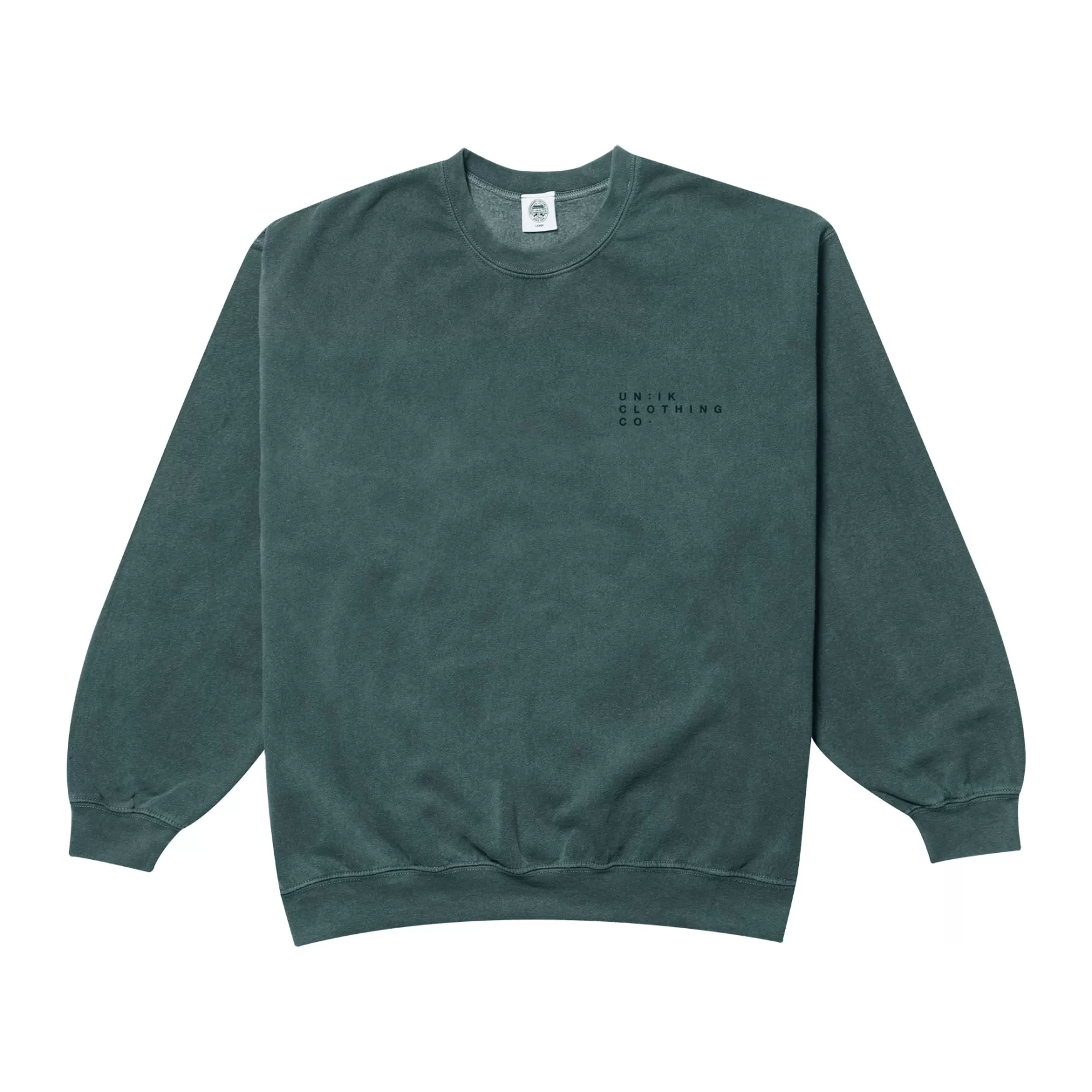 UN:IK Essentials Essentials 'sets' Vintage Washed Sweater - Pine Sale