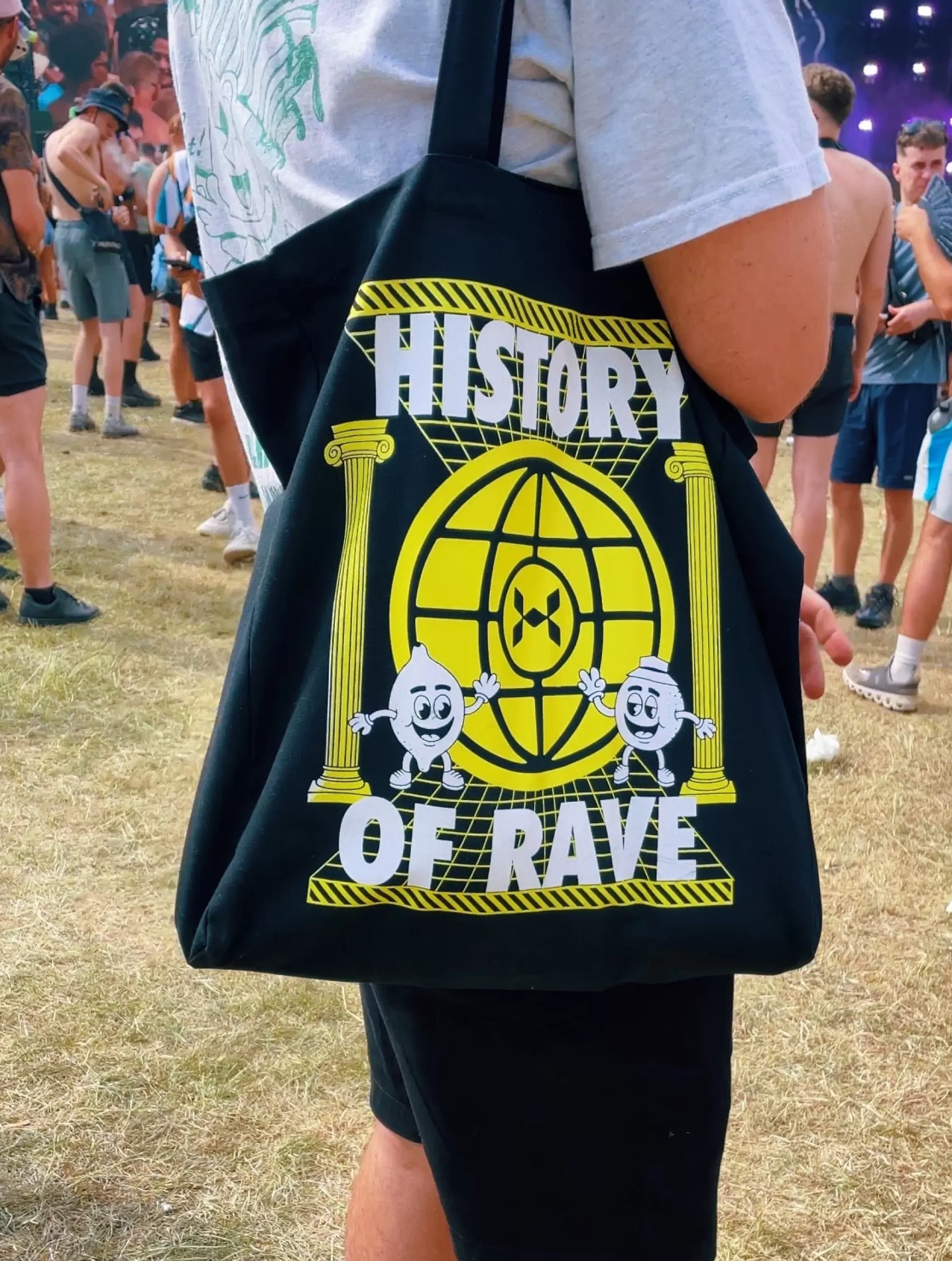 History Of Rave 'Colosseum' Shopper Tote Bag Hot