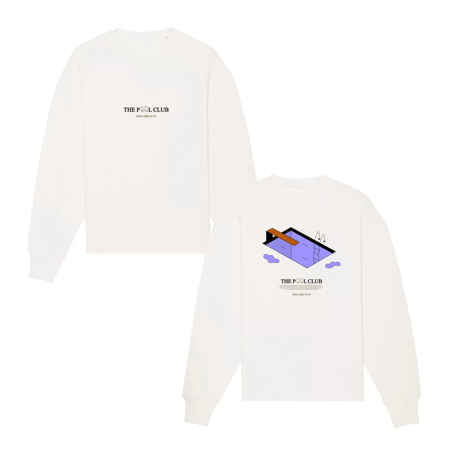 Other Side Store 'Poolside Club' Organic Sweater - Off White Outlet