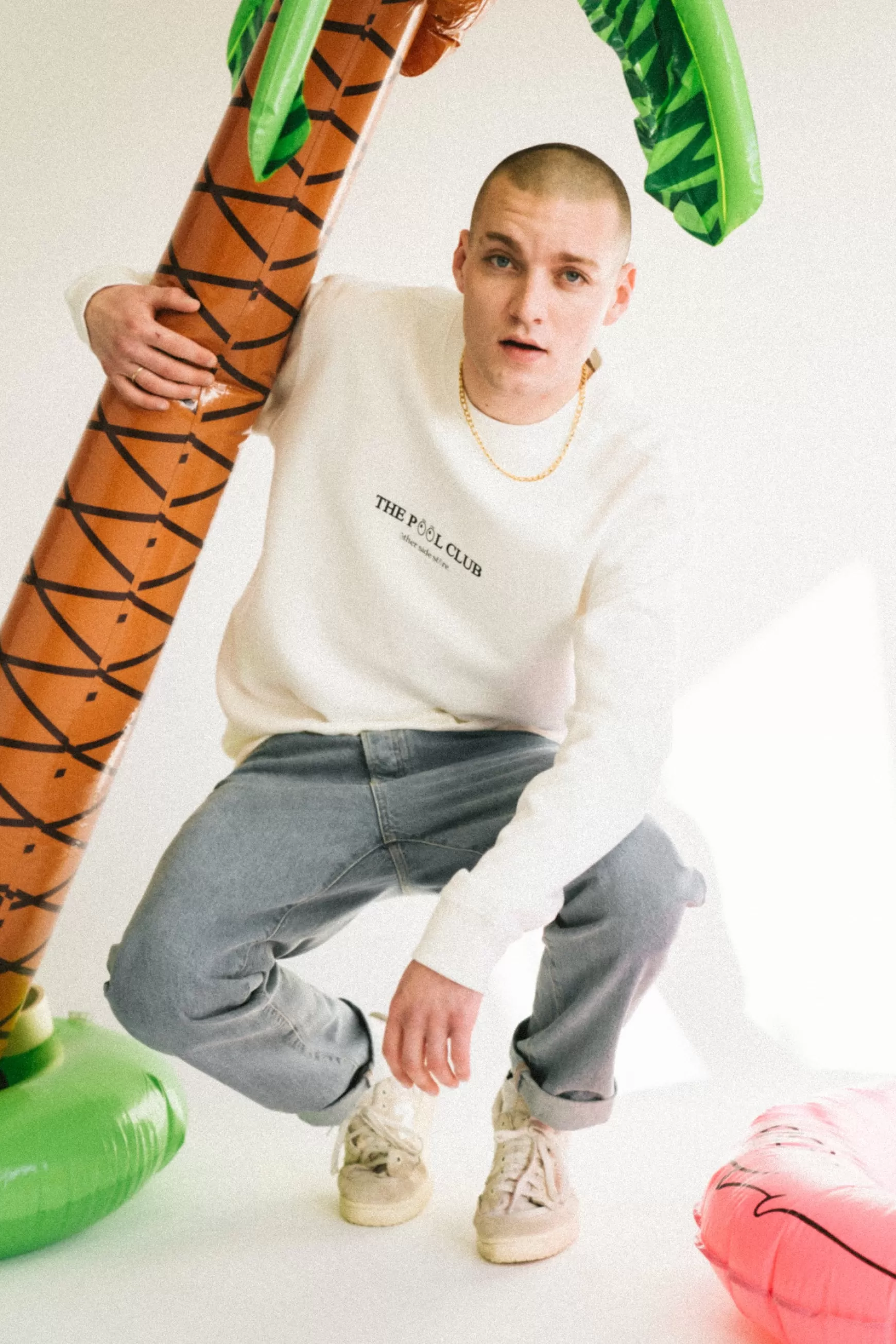 Other Side Store 'Poolside Club' Organic Sweater - Off White Outlet