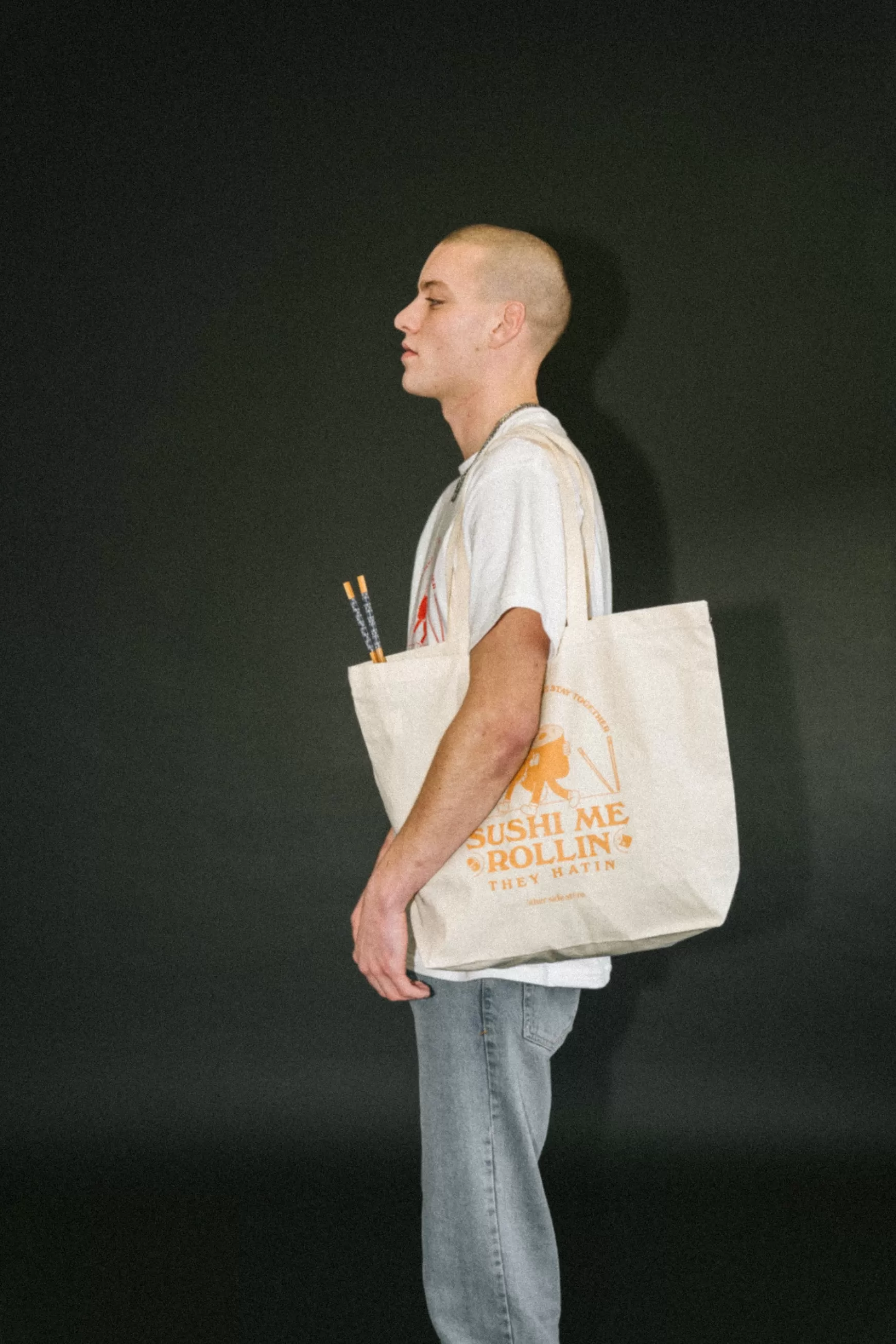 Other Side Store 'sushi Me Rollin' Shopper Organic Tote Best