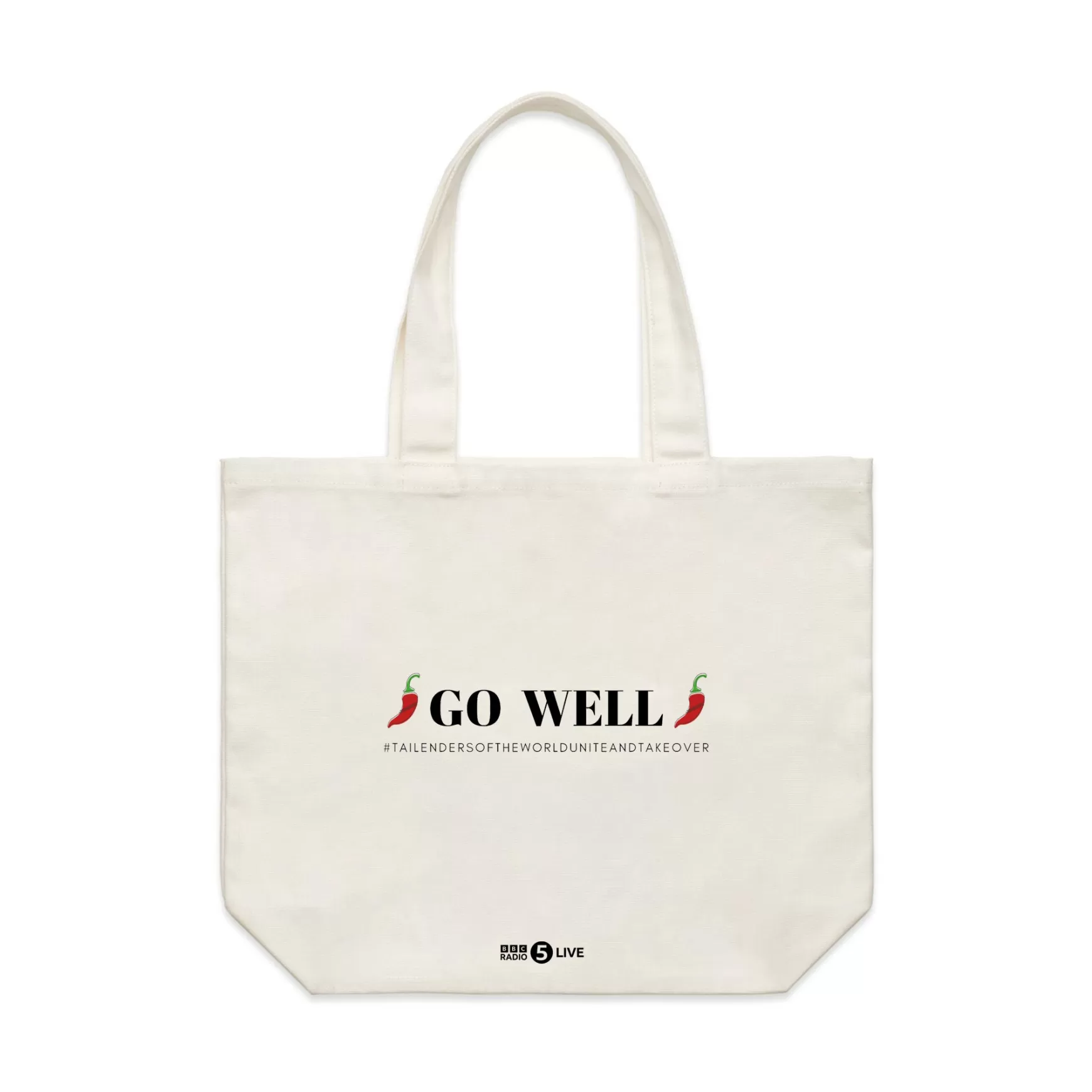 Tailenders 'Go Well' Organic Shopper Tote Bag Cheap