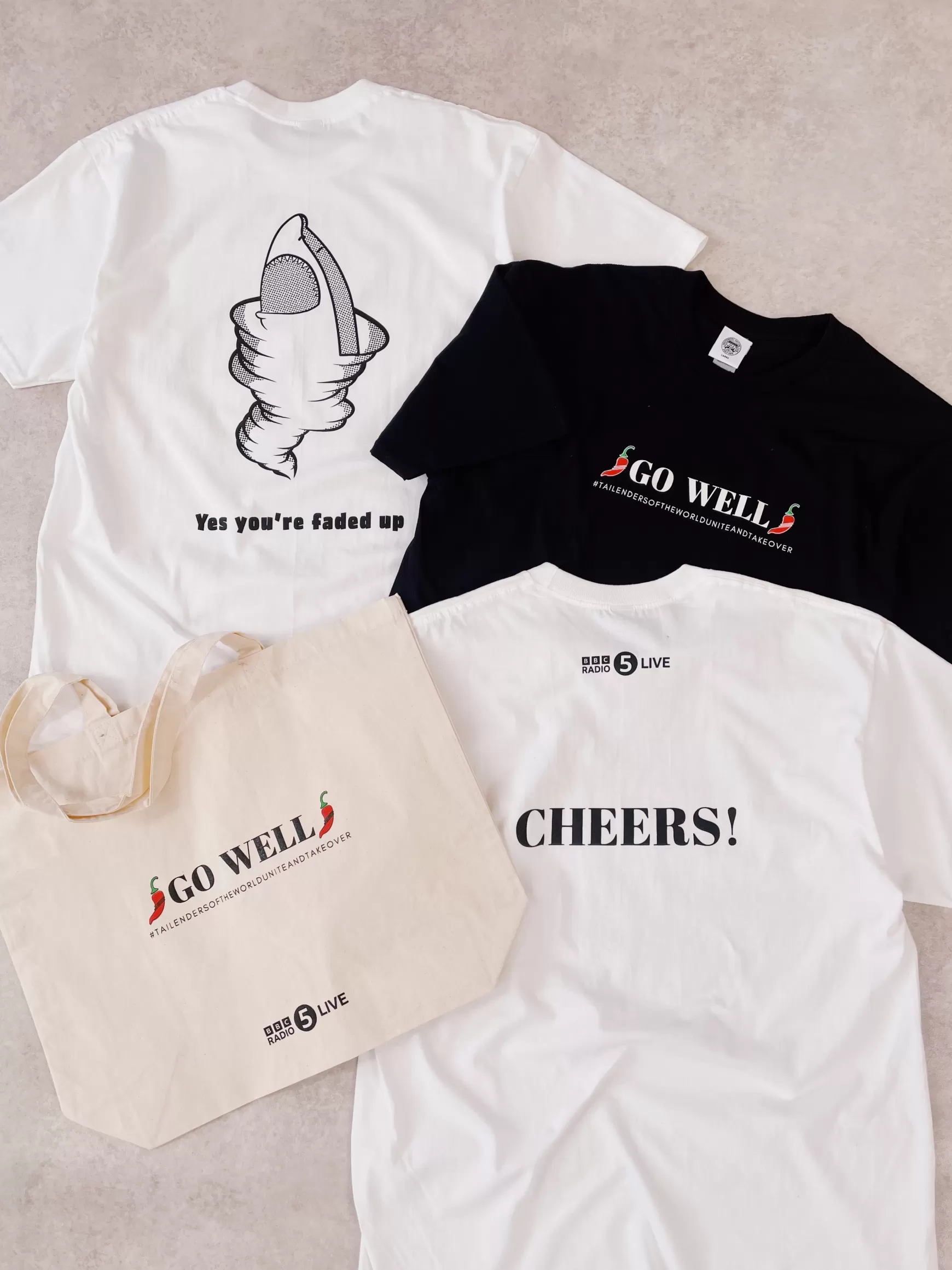 Tailenders 'Go Well' Organic Shopper Tote Bag Cheap