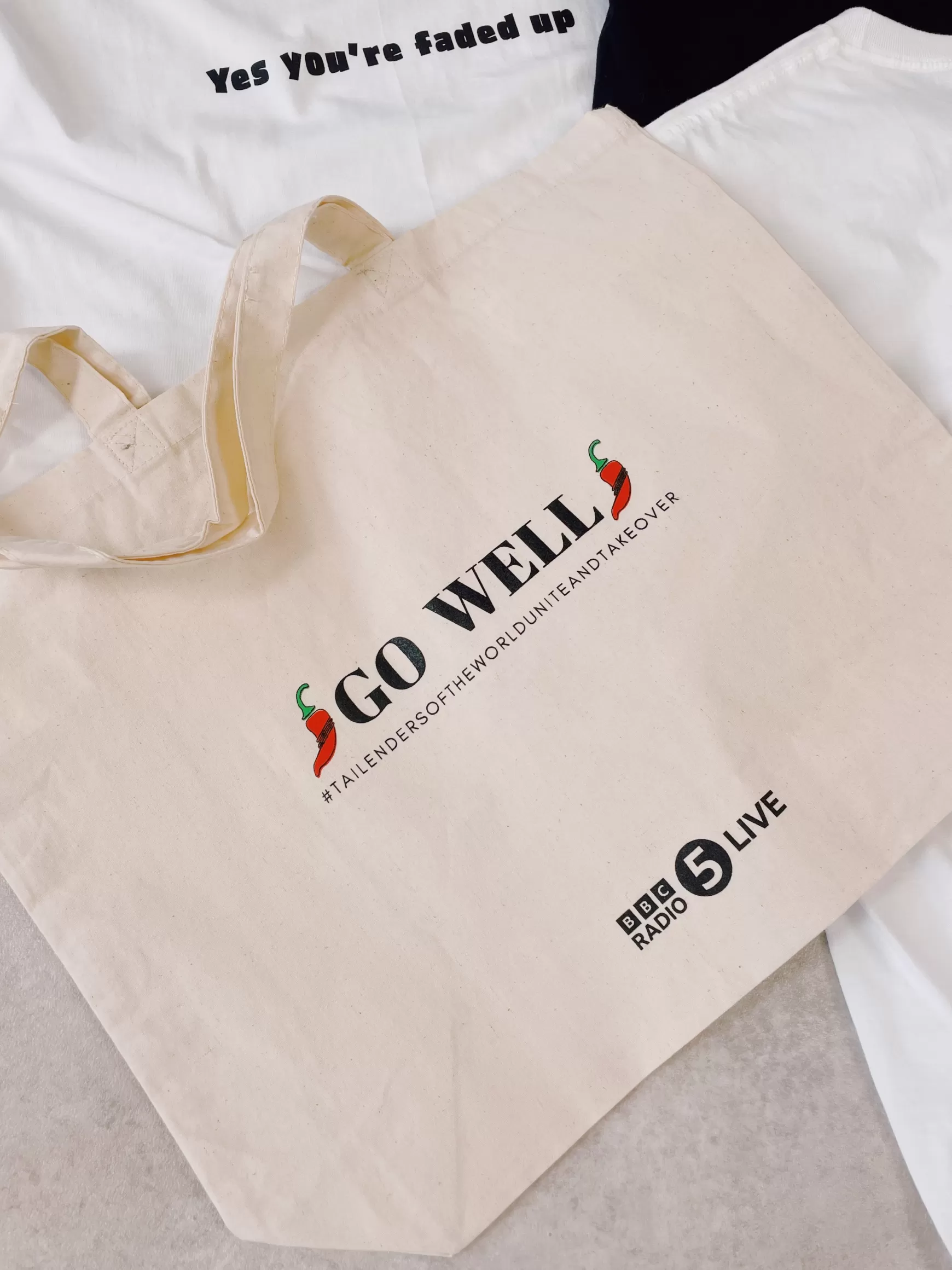 Tailenders 'Go Well' Organic Shopper Tote Bag Cheap