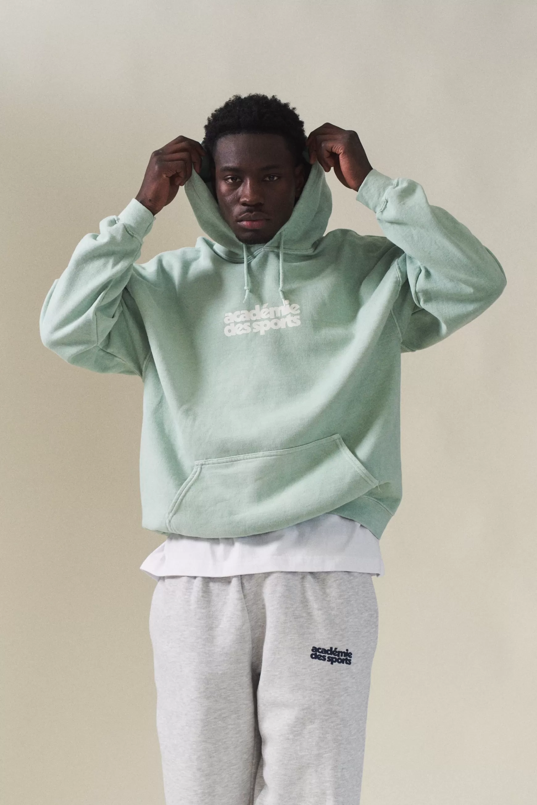 Vice 84 'Academie Des Sports' Vintage Washed Hoodie - Mint Store
