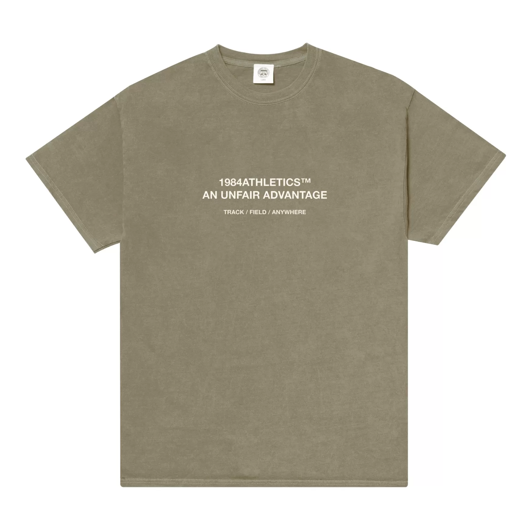 Vice 84 'Athletics' Vintage Washed Tee - Army Green Store