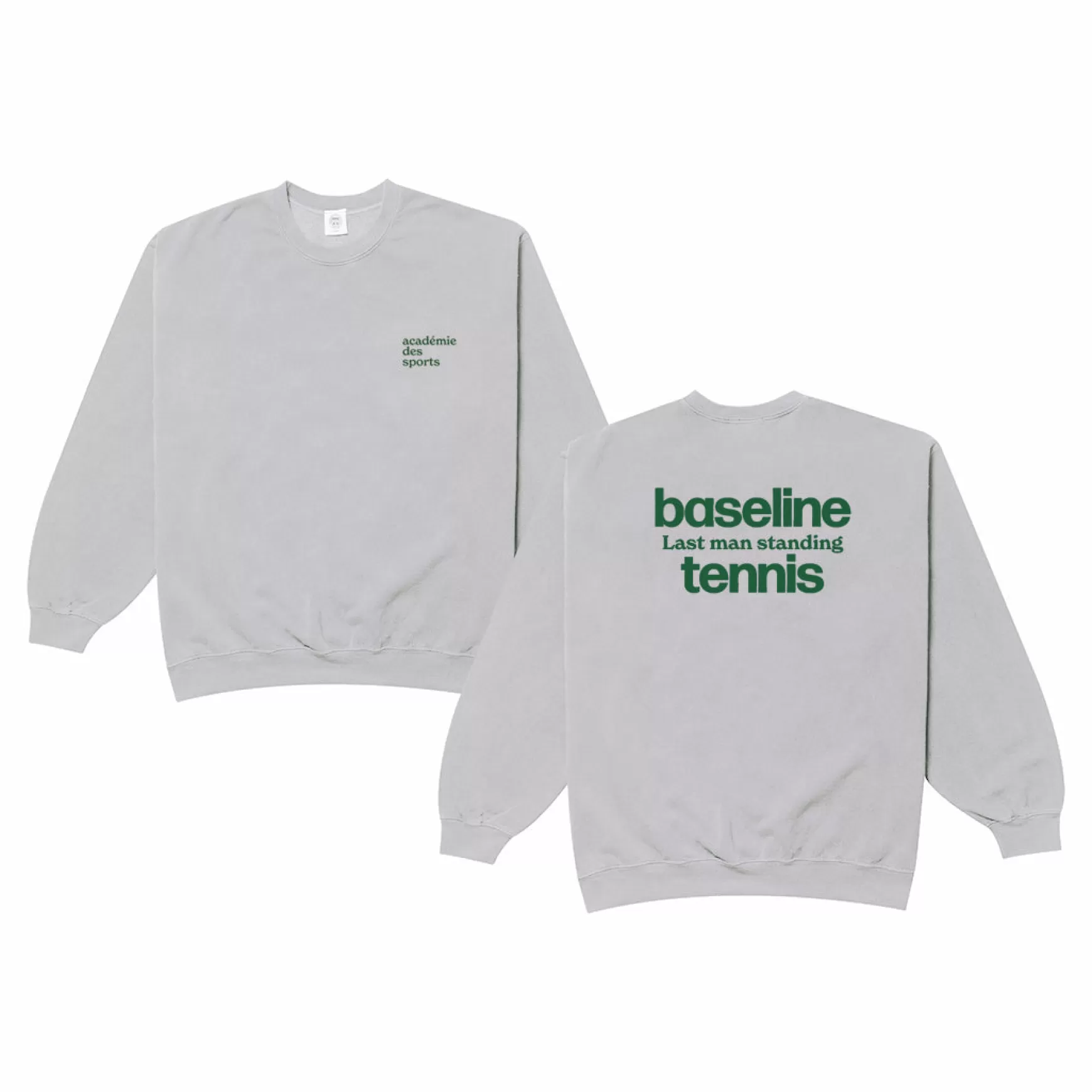 Vice 84 'Baseline' Sweater - Vintage Washed Ash Grey Fashion