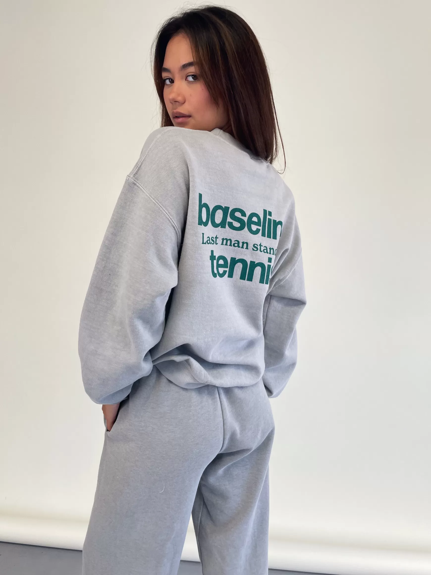 Vice 84 'Baseline' Sweater - Vintage Washed Ash Grey Fashion