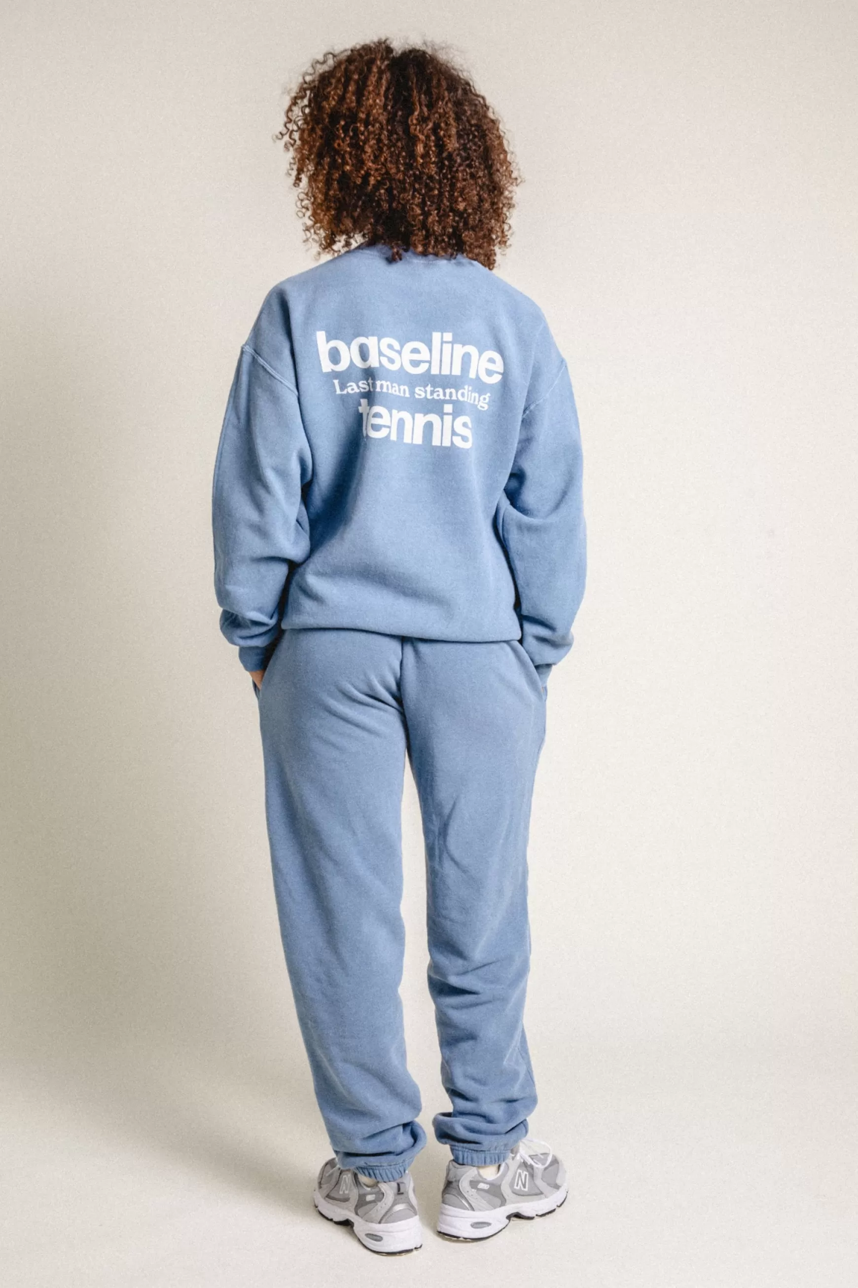 Vice 84 'Baseline' Sweater - Vintage Washed Baby Blue Discount