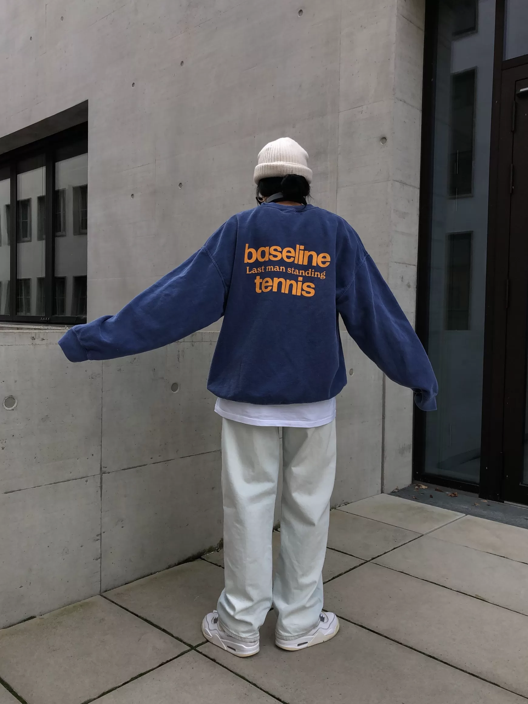 Vice 84 'Baseline' Sweater - Vintage Washed Navy Shop