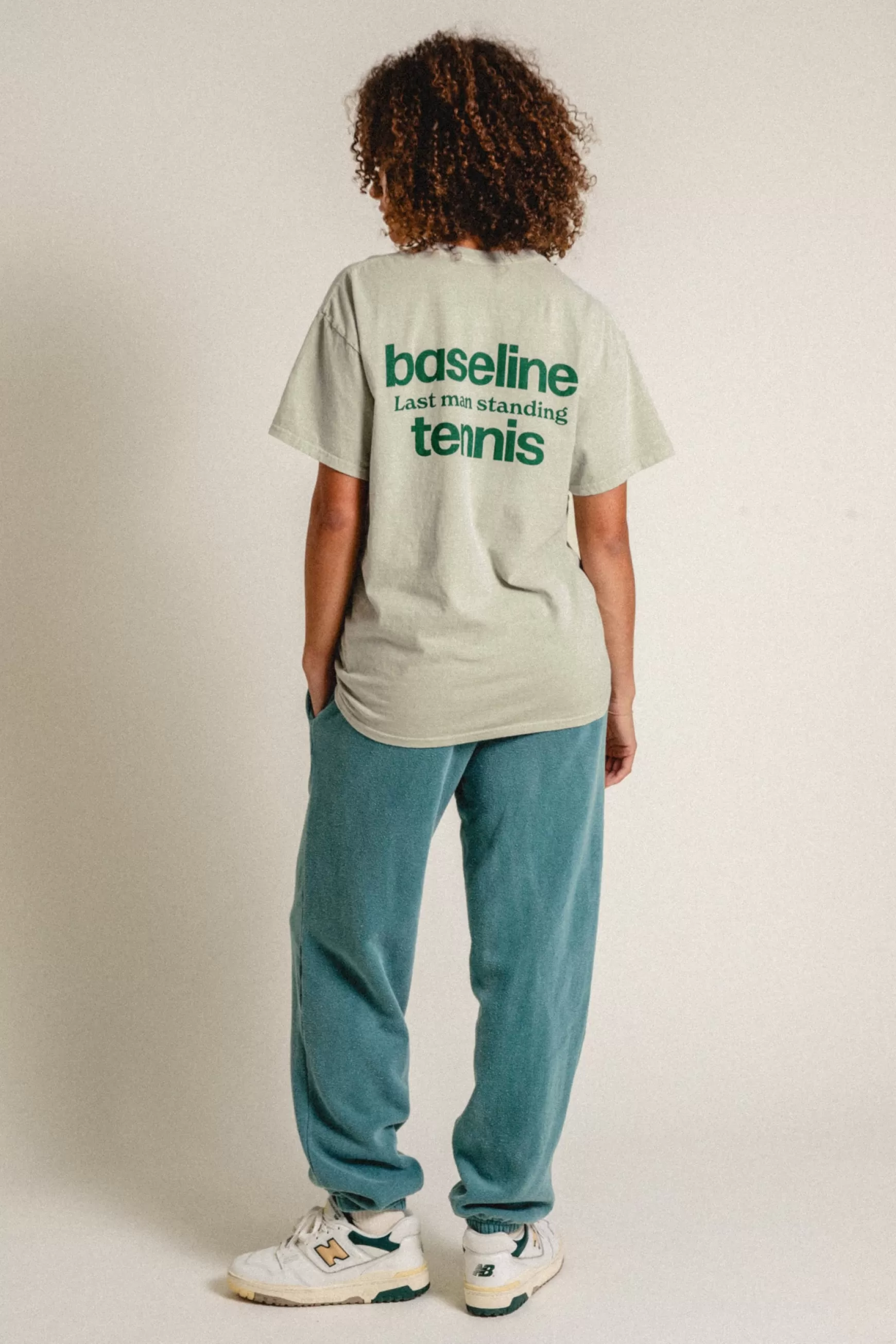 Vice 84 'Baseline' Tee - Vintage Washed Stone Hot