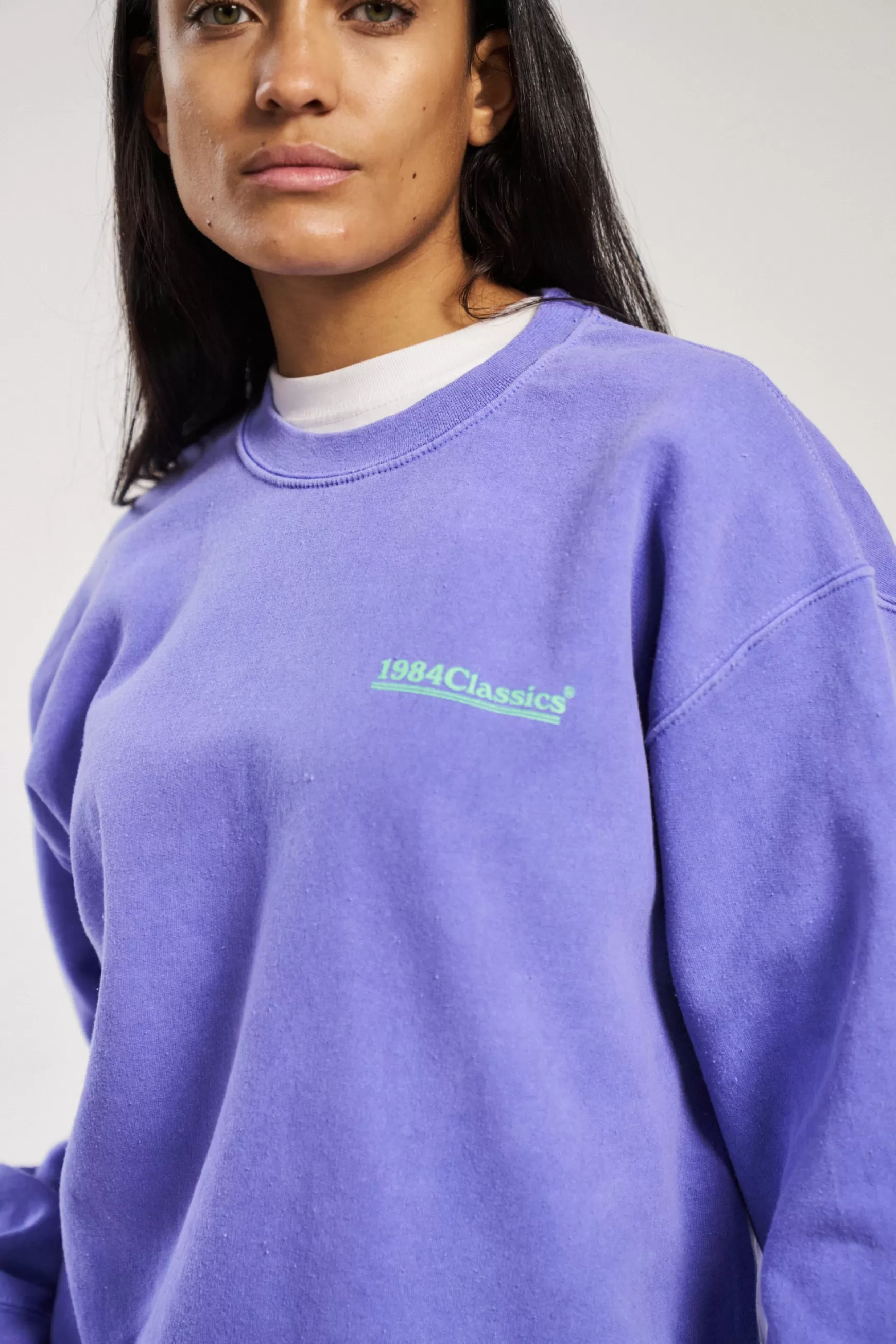 Vice 84 'Classics' Vintage Washed Sweater - Orchid New