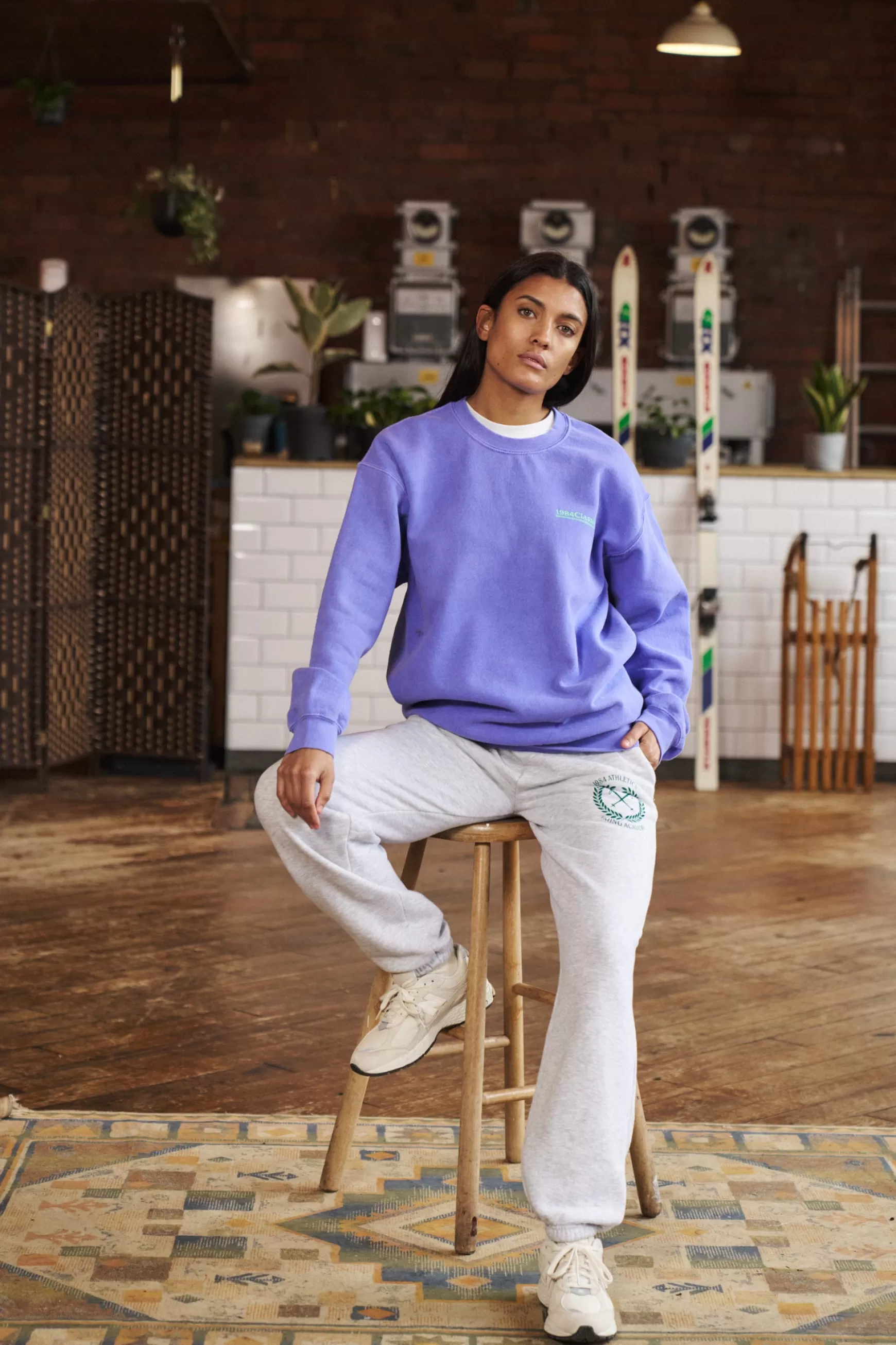 Vice 84 'Classics' Vintage Washed Sweater - Orchid New