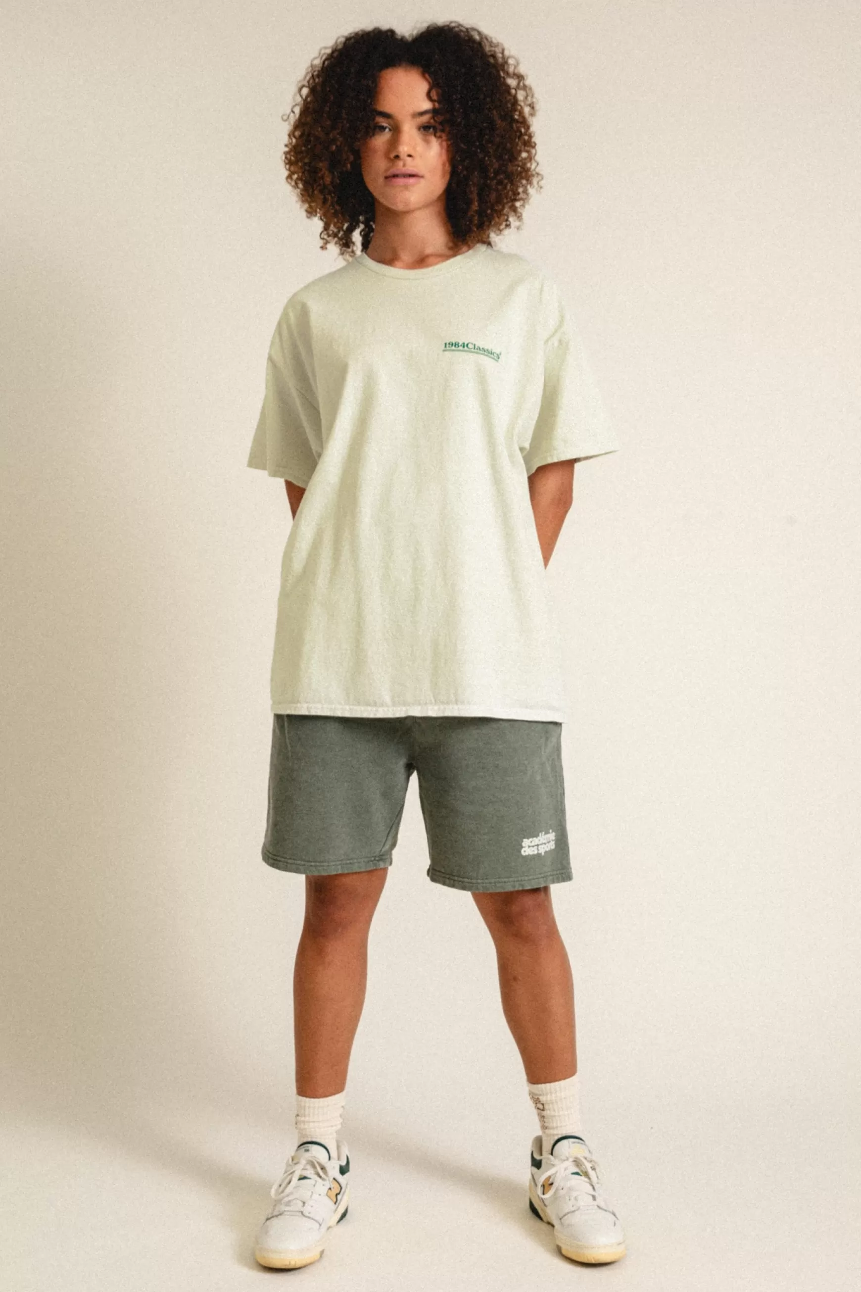 Vice 84 'Classics' Vintage Washed Tee - Cream Cheap