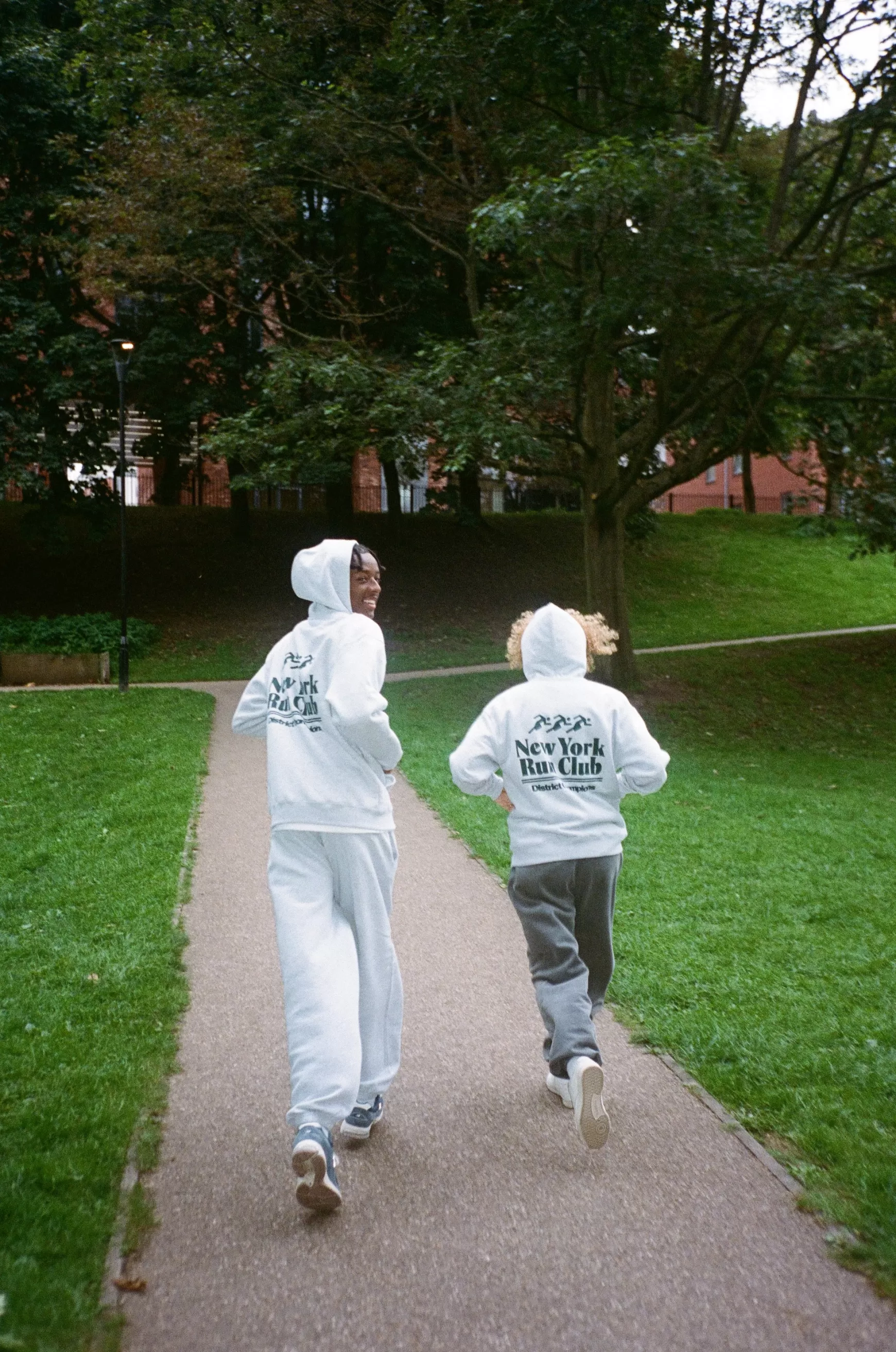 Vice 84 'Nyc Run Club' Zip Up Hoodie - Ash Grey Best Sale