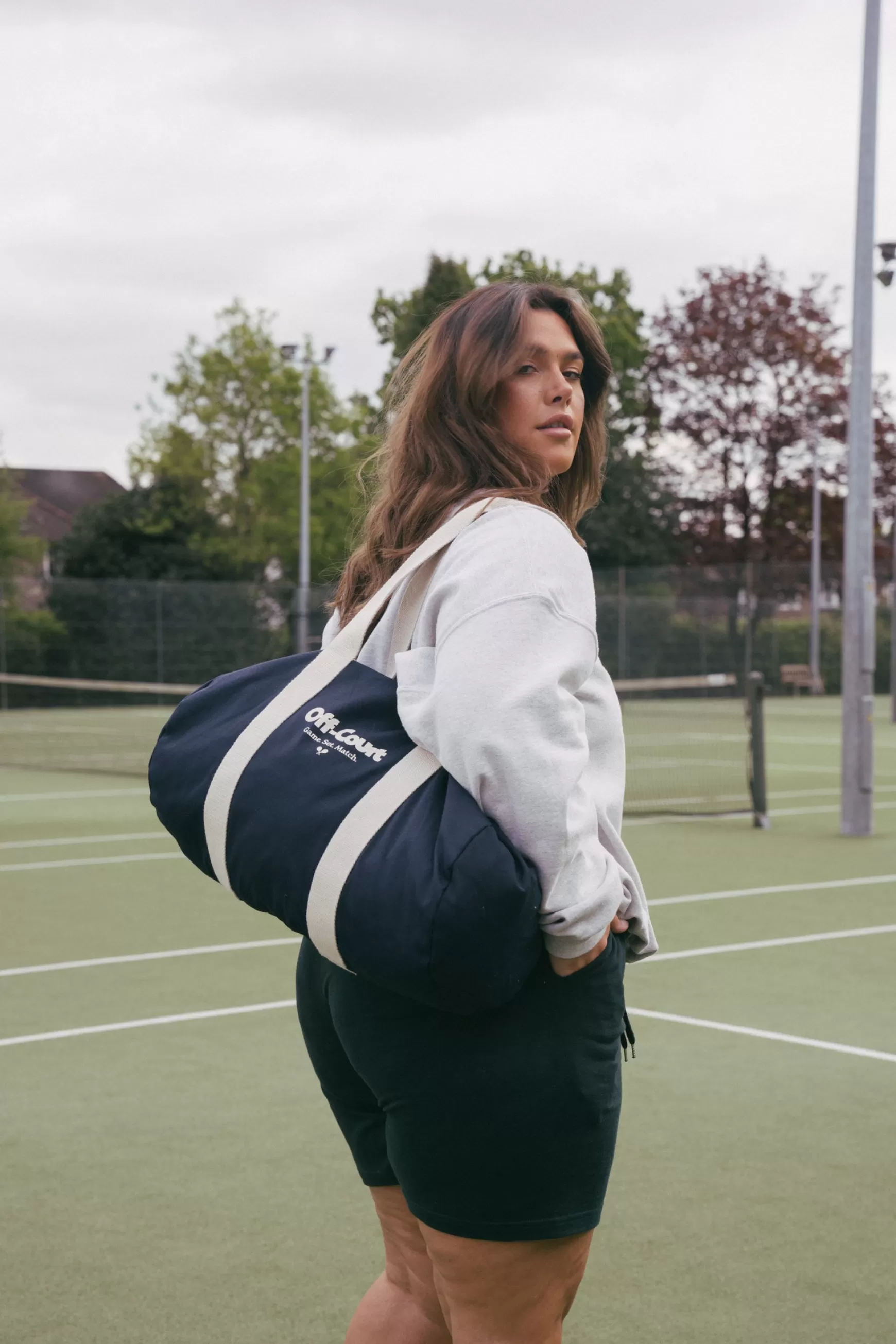 Vice 84 'Off Court Gsm' Organic Gym Bag - Navy Cheap