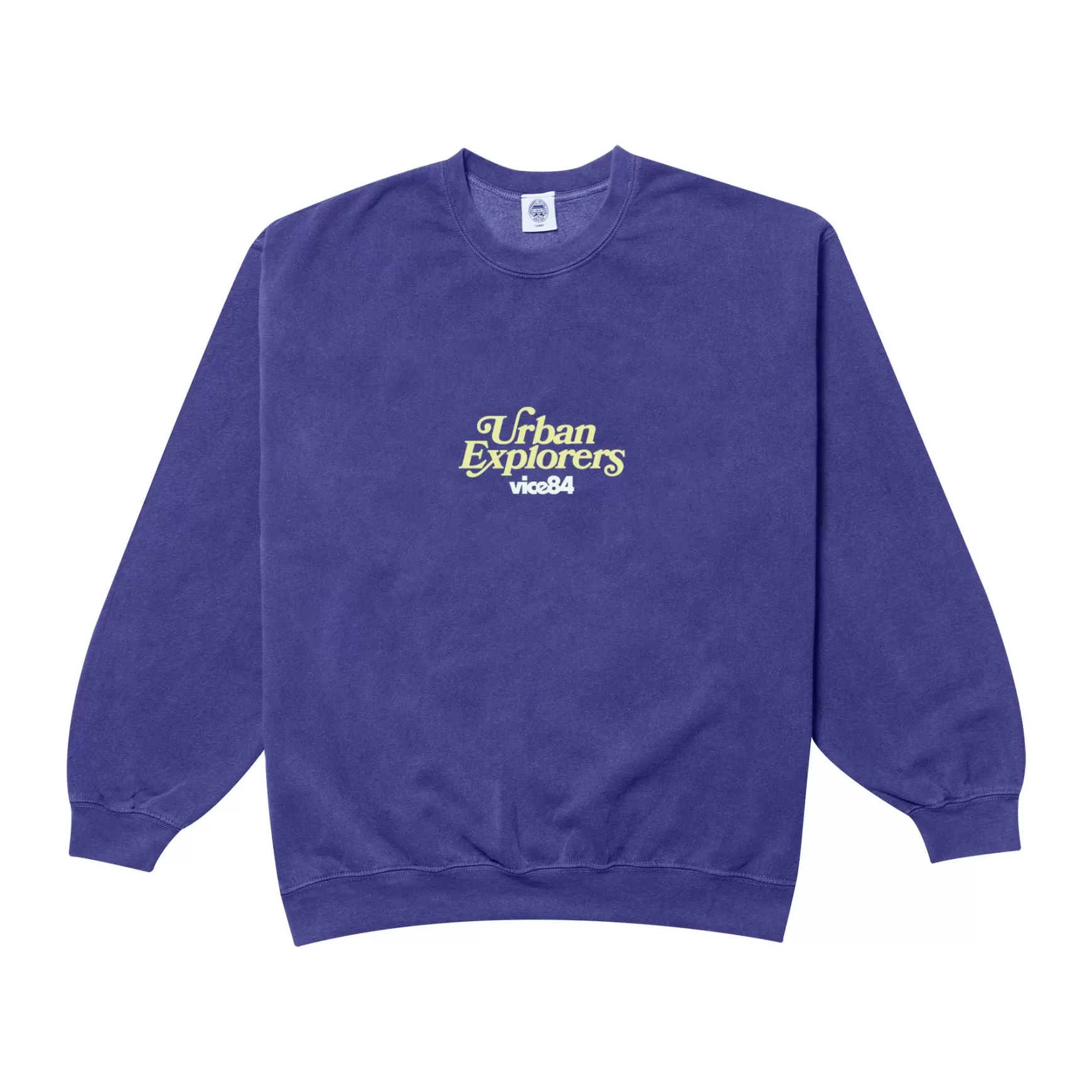 Vice 84 'Rambler' Vintage Washed Sweatshirt - Purple Store