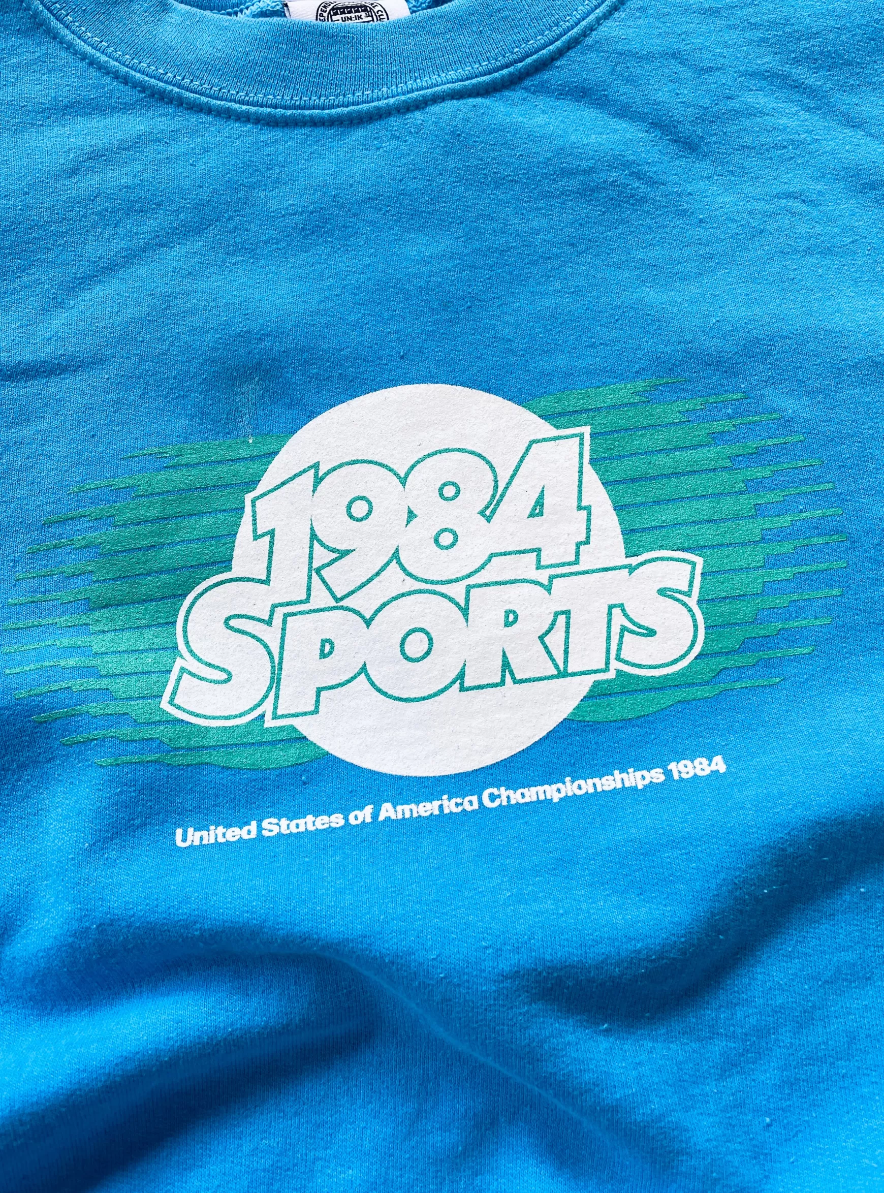 Vice 84 'Retro Sports' Sweater - Vintage Washed Royal Blue Best