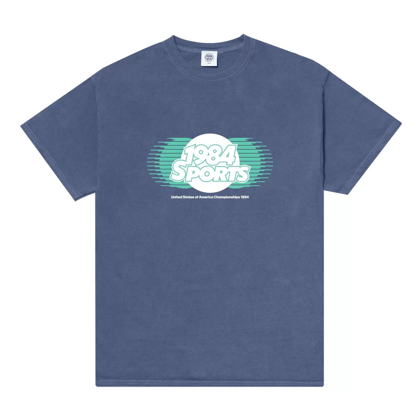 Vice 84 'Retro Sports' Tee - Vintage Washed Navy Cheap