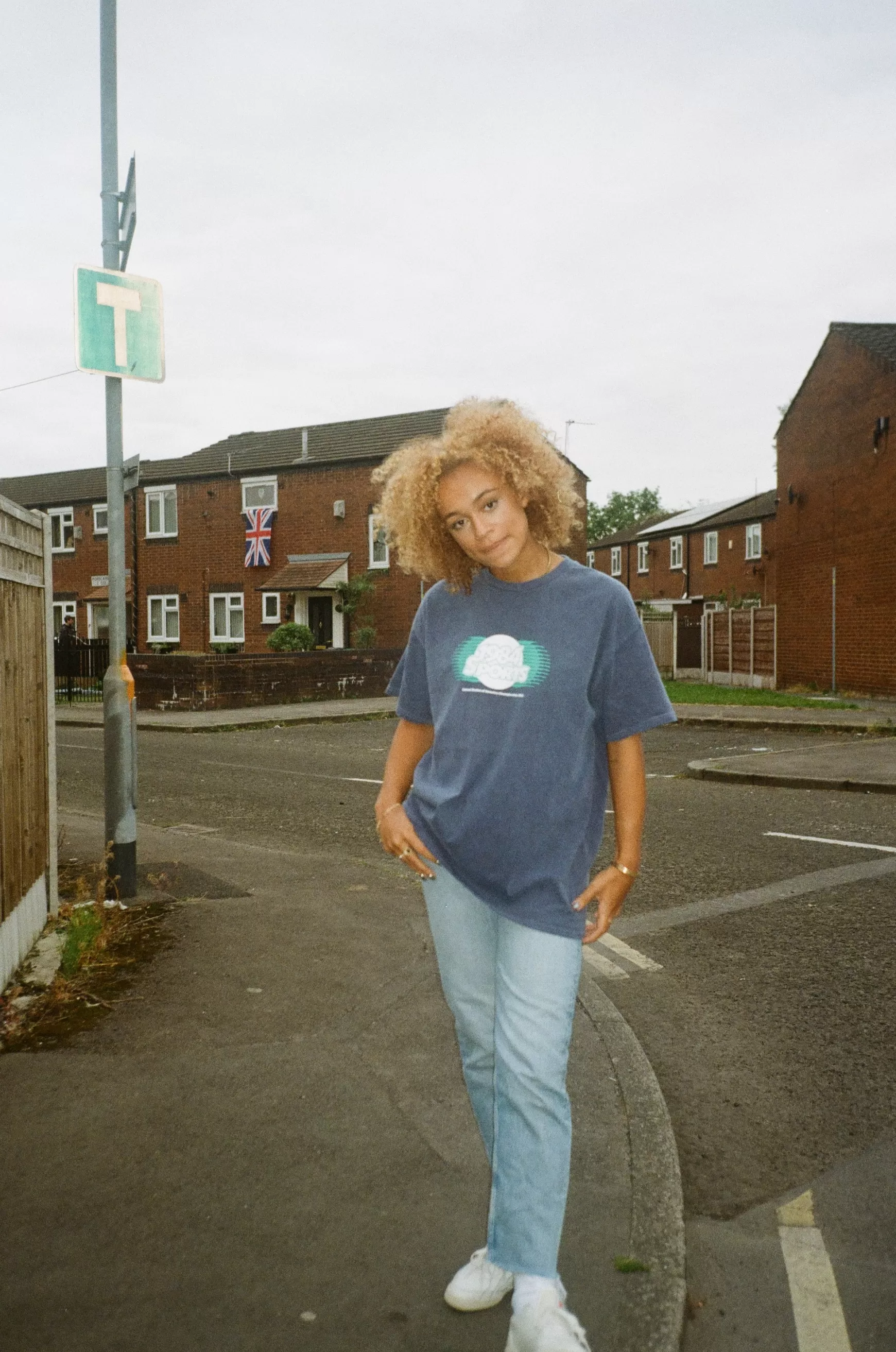 Vice 84 'Retro Sports' Tee - Vintage Washed Navy Cheap