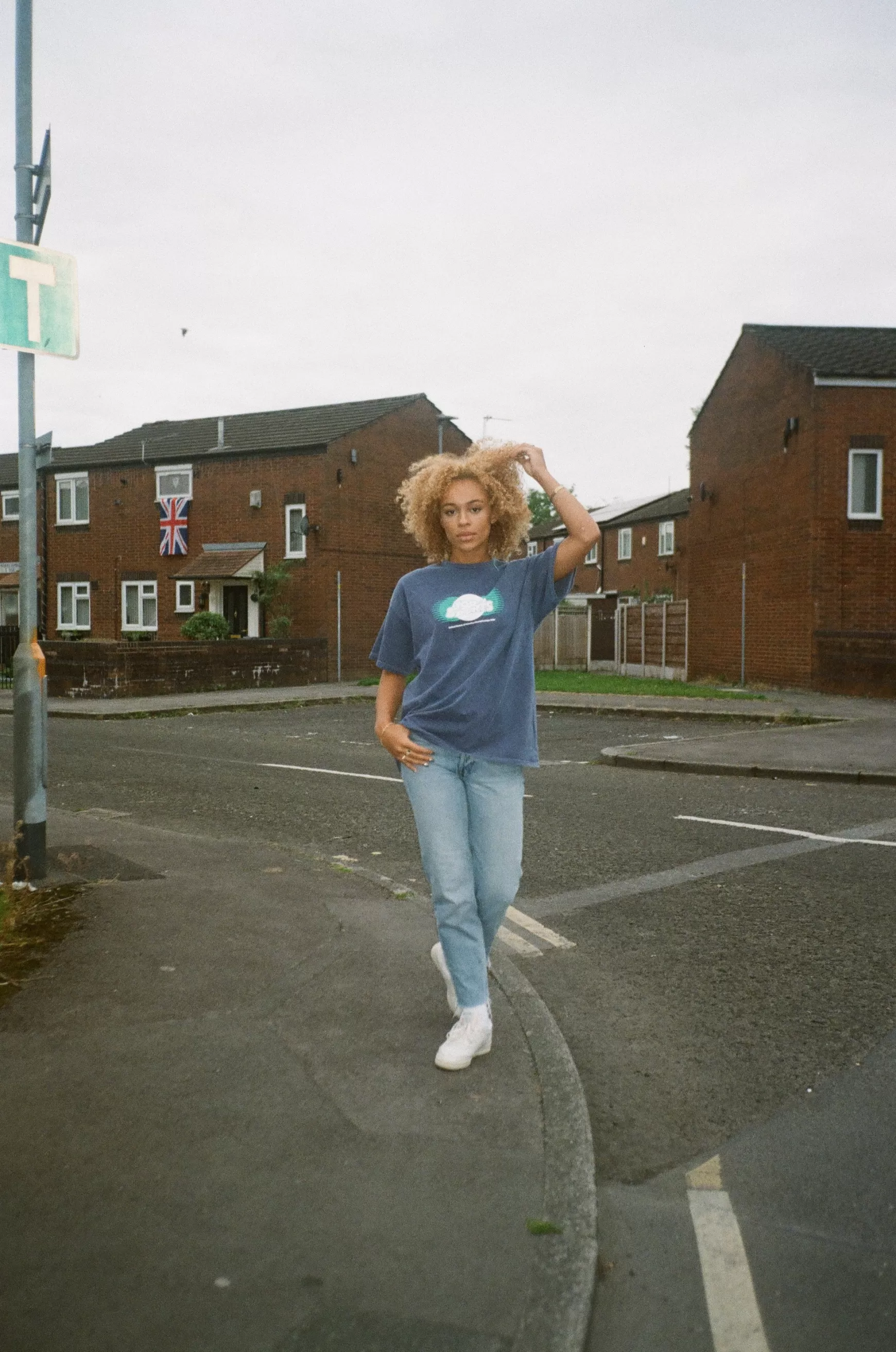 Vice 84 'Retro Sports' Tee - Vintage Washed Navy Cheap