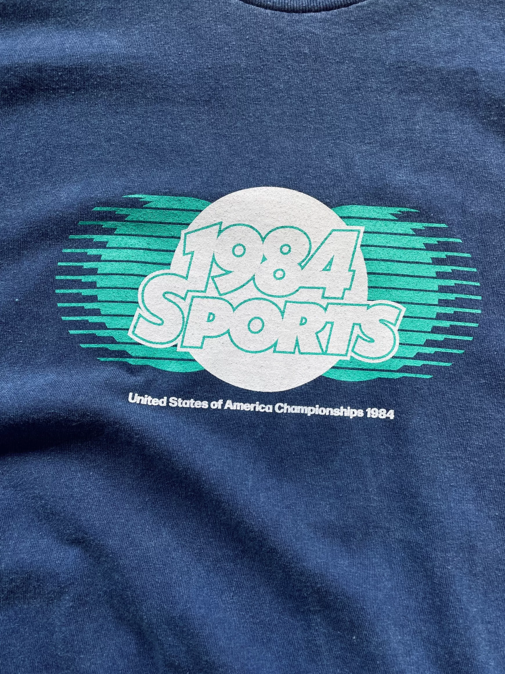 Vice 84 'Retro Sports' Tee - Vintage Washed Navy Cheap