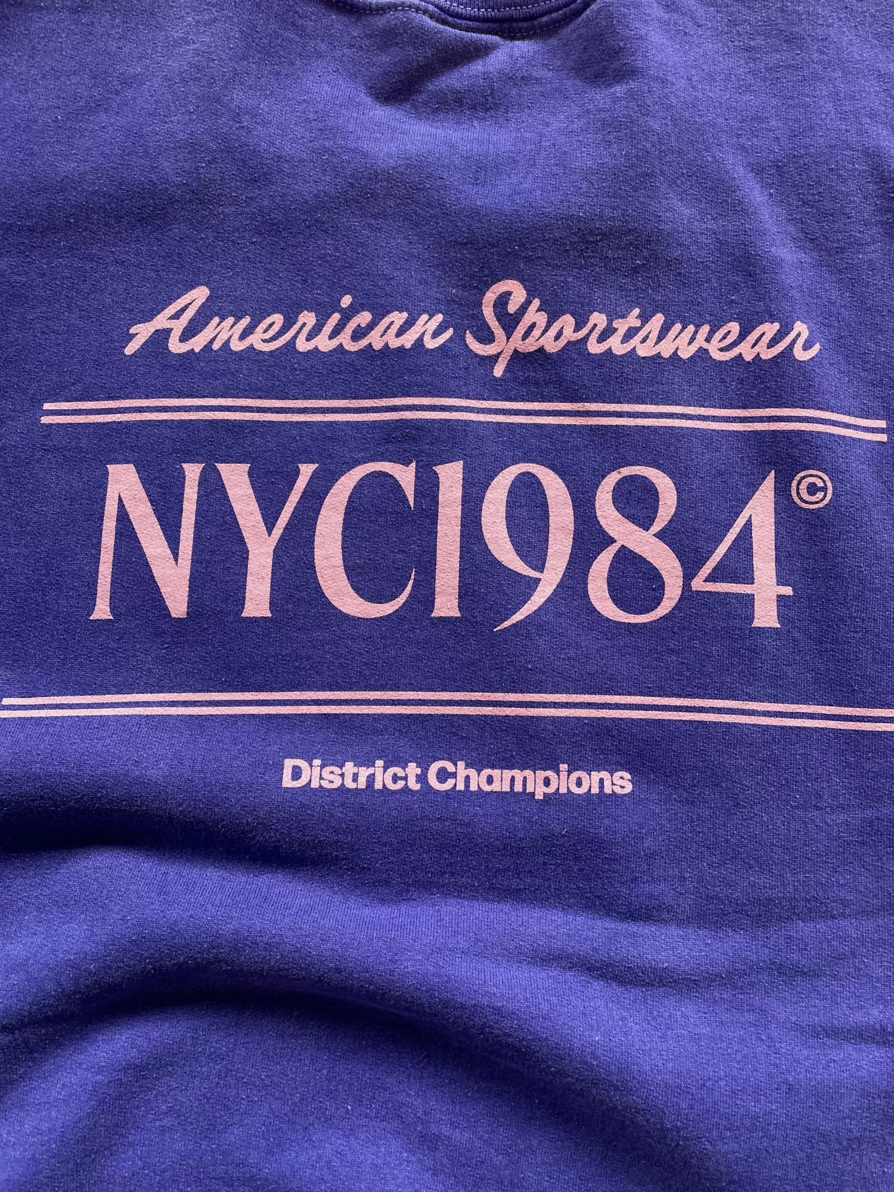 Vice 84 'Running Club' Sweater - Vintage Washed Violet Fashion