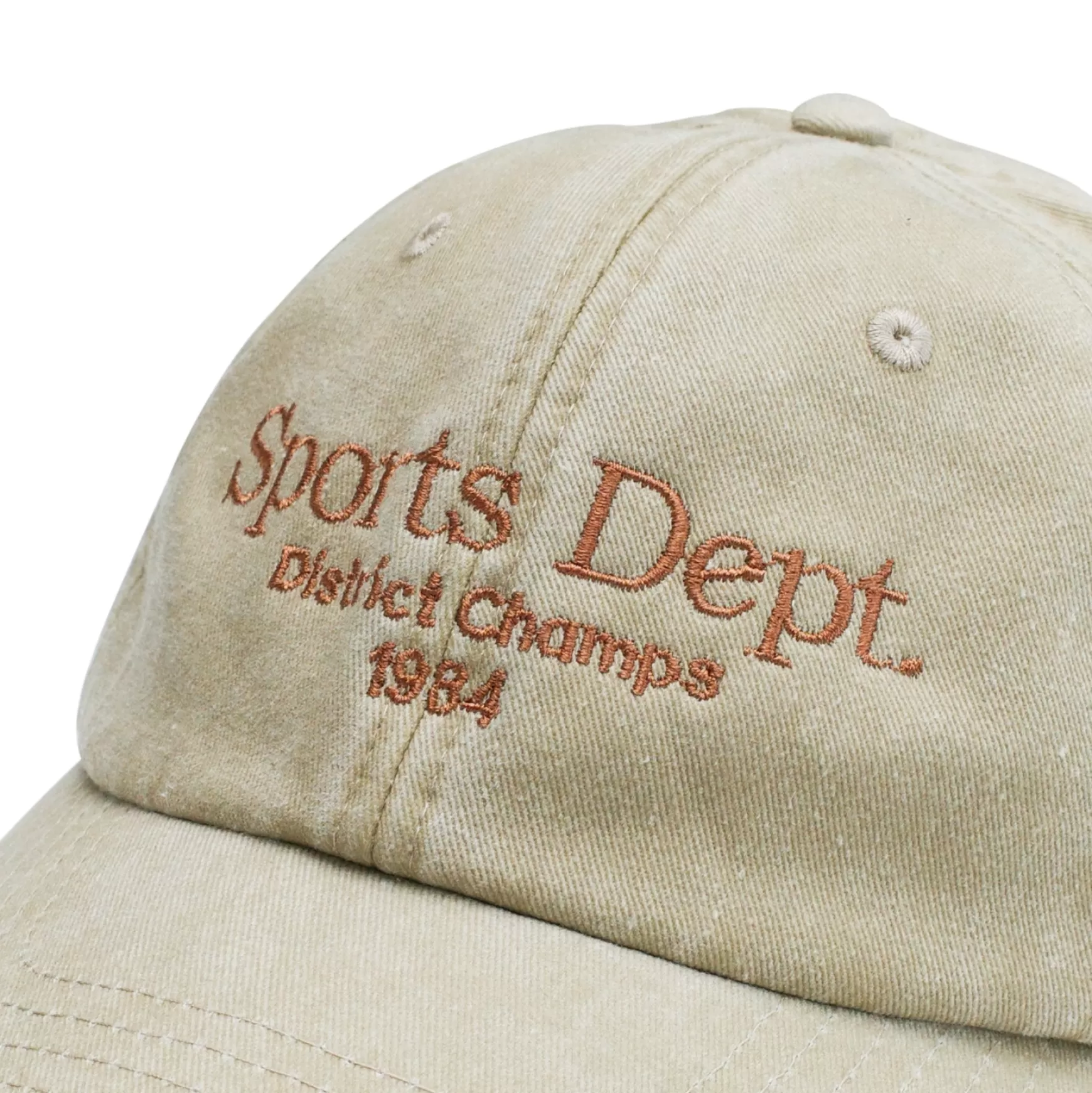 Vice 84 'sports Dept' Vintage Washed Cap - Beige Shop