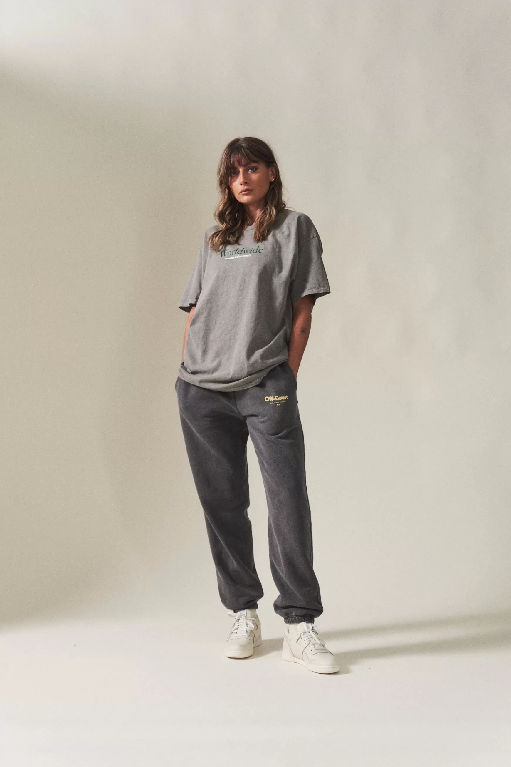 Vice 84 'Worldwide' Vintage Washed Tee - Graphite Cheap