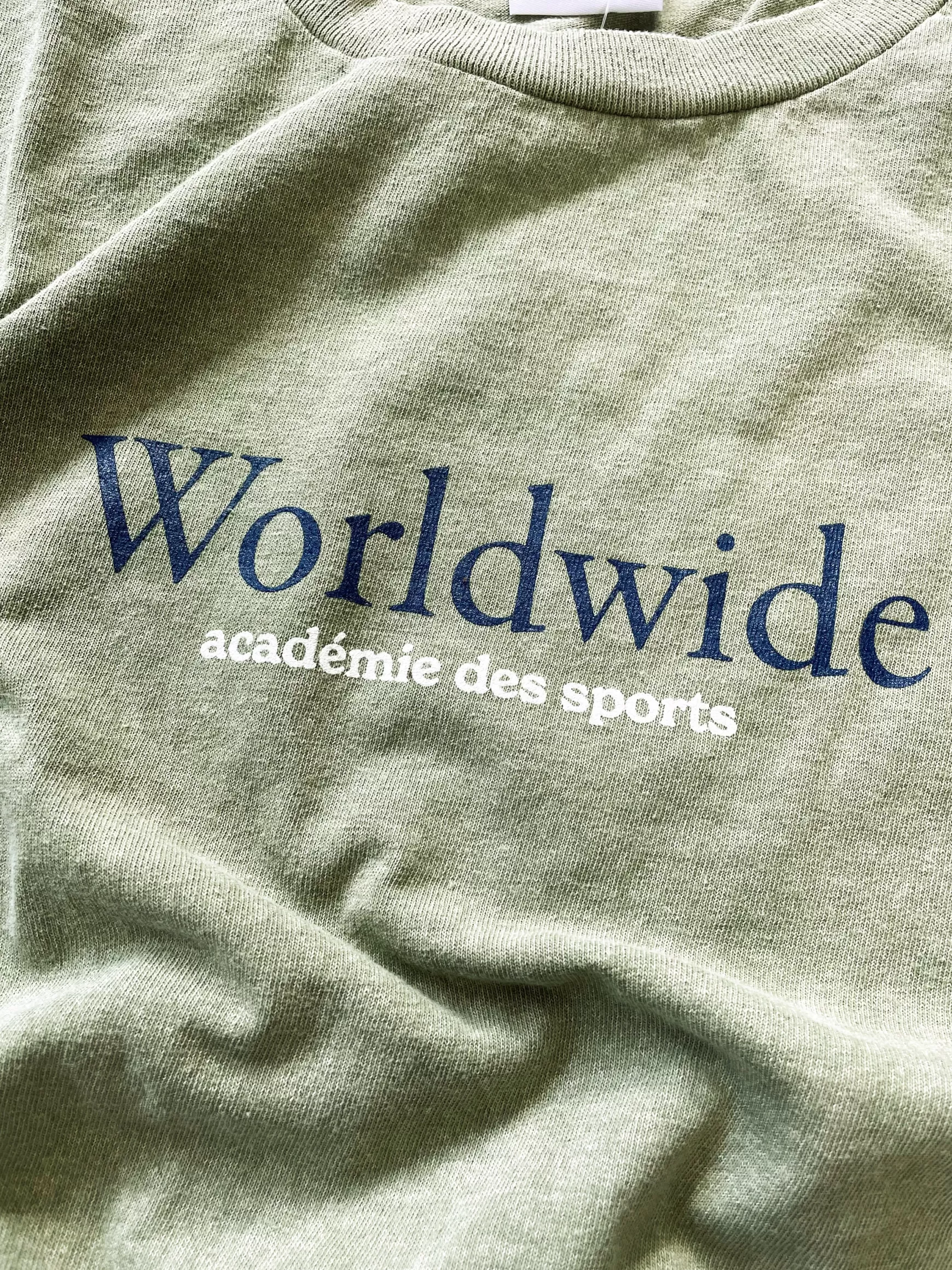 Vice 84 'Worldwide' Vintage Washed Tee - Sage Shop
